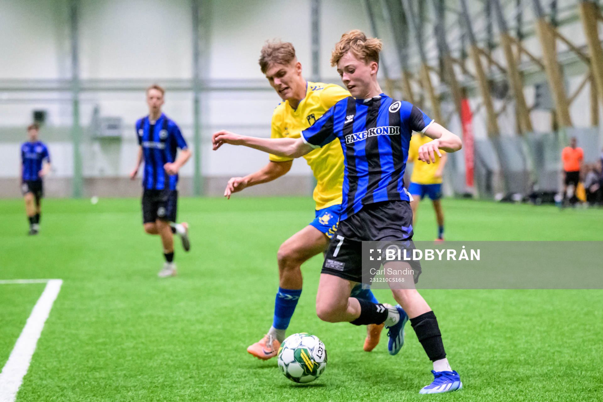 Bröndbys Lukas Larsen och Odenses Hjalte Boe