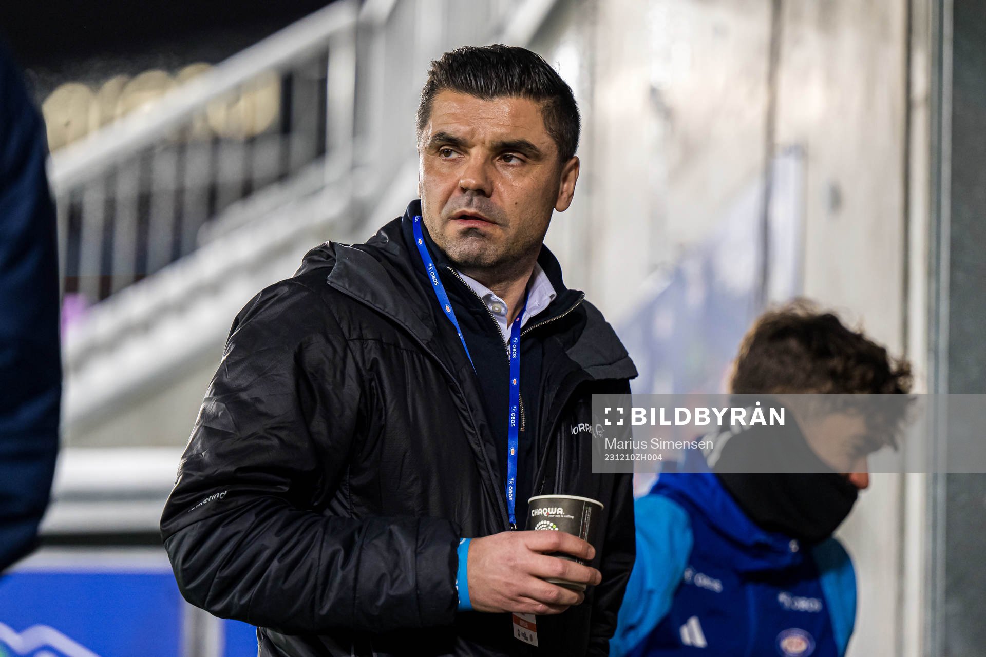 Eirik Hoseth, sports director of Kristiansund, ahead of the Eliteserien playoff football match between Vålerenga and Kristiansund on December 10, 2023 in Oslo.