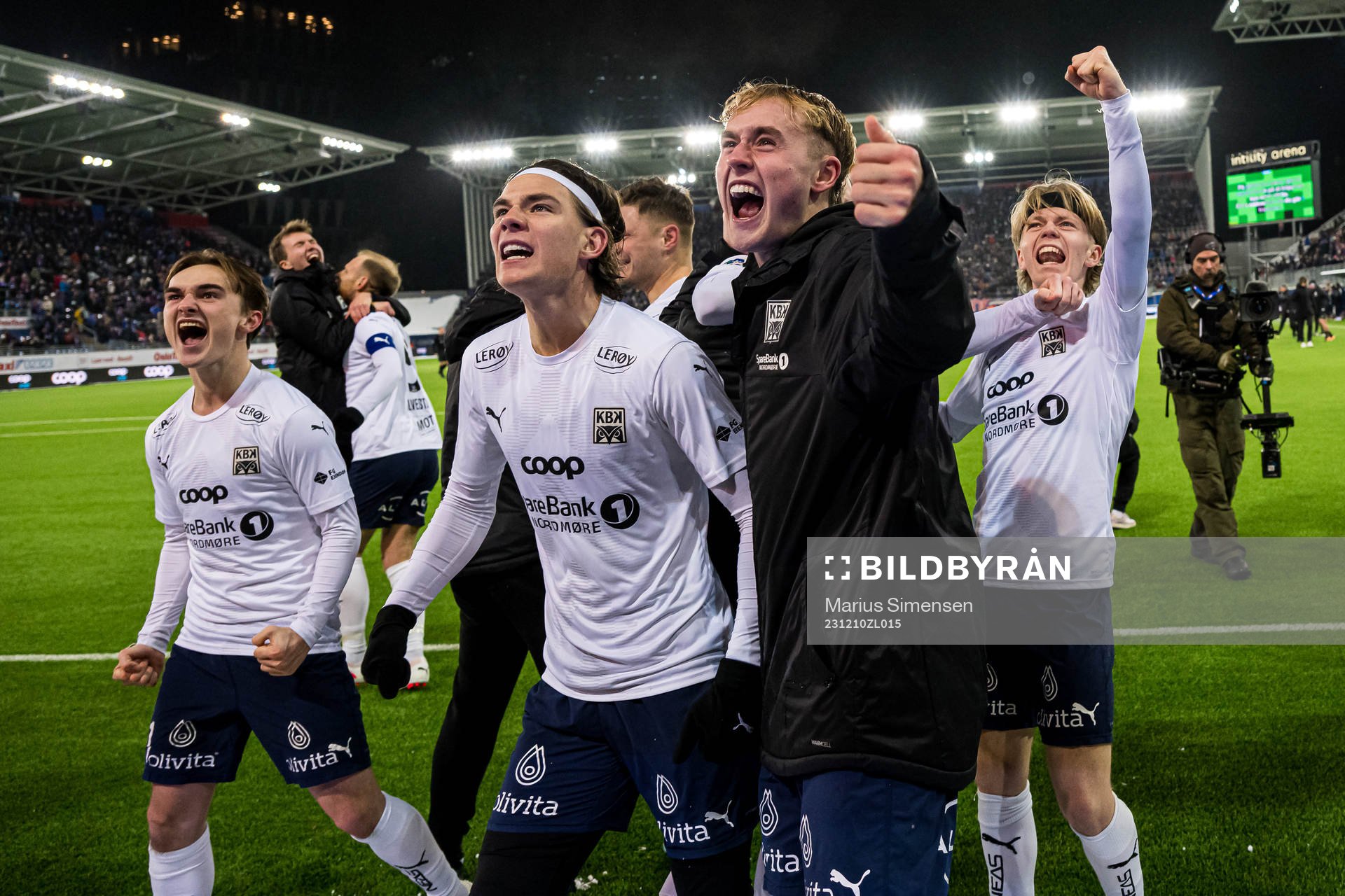 Marius Broholm and Brynjolfur Willumsson of Kristiansund
