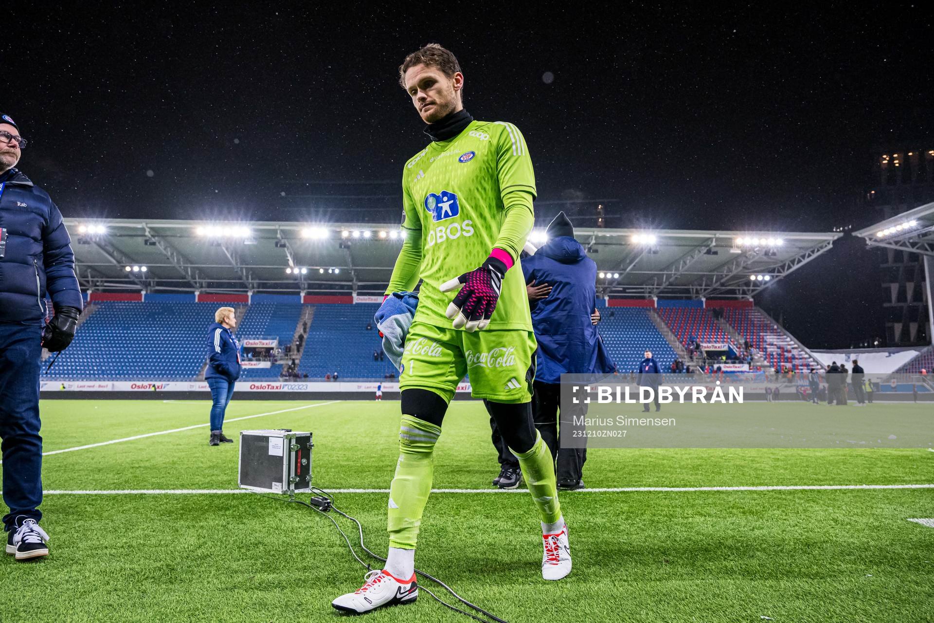 Jacob Storevik of Vålerenga looks dejected
