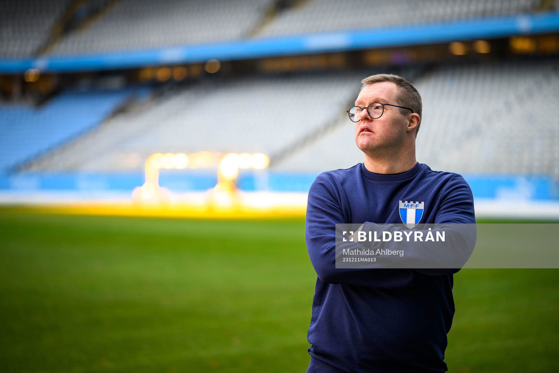 Christoffer Karlsson, planskötare på Eleda Stadion