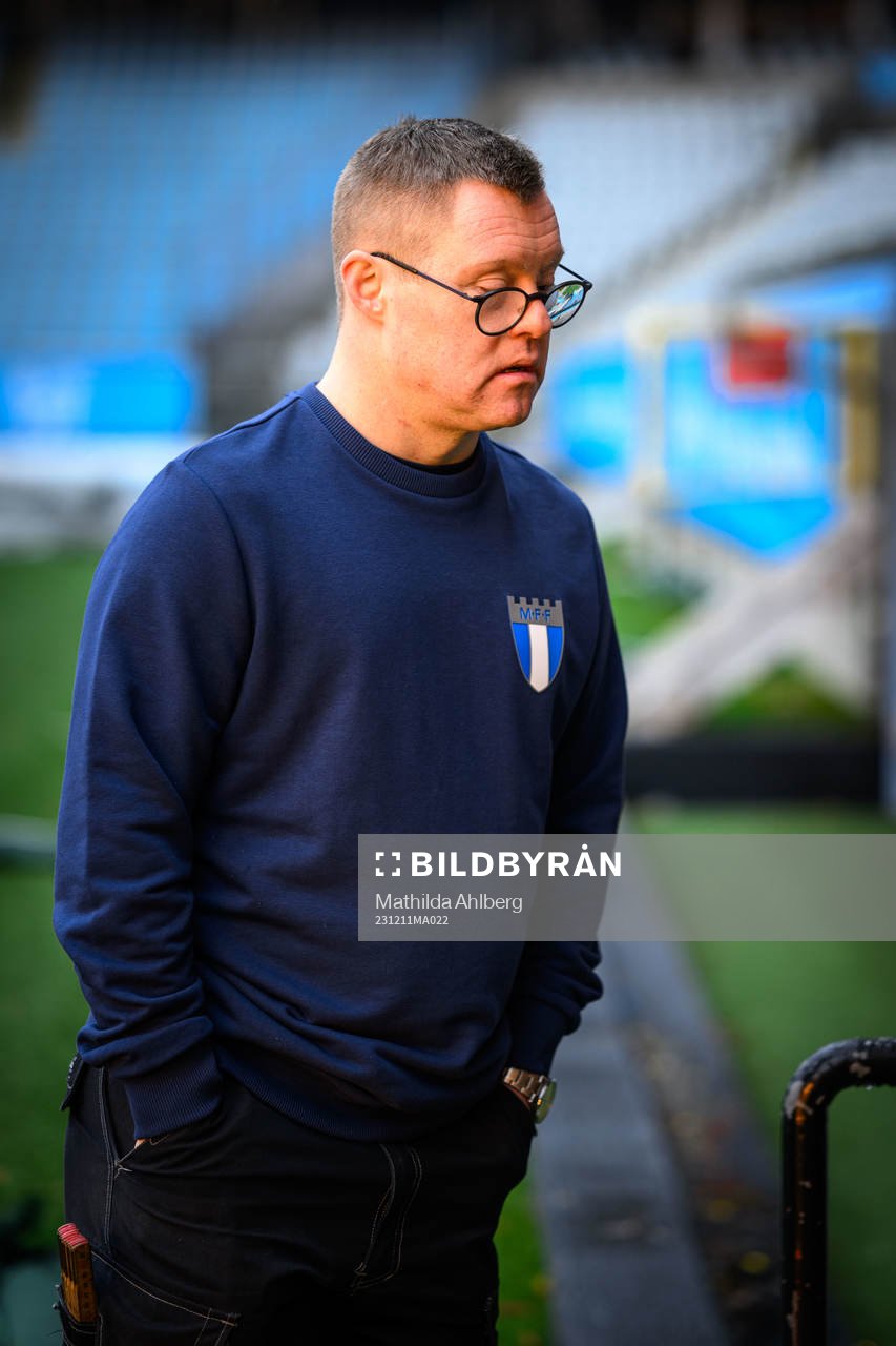 Christoffer Karlsson, planskötare på Eleda Stadion