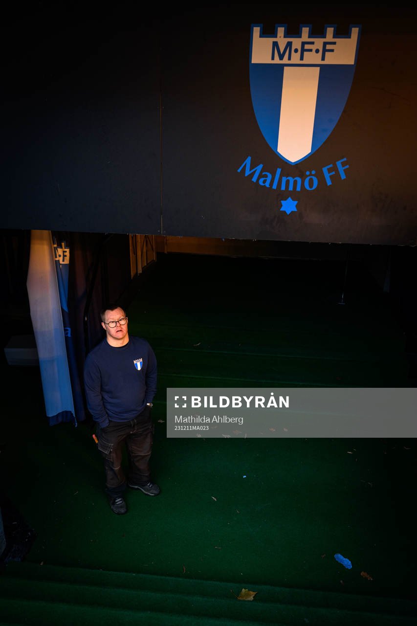 Christoffer Karlsson, planskötare på Eleda Stadion