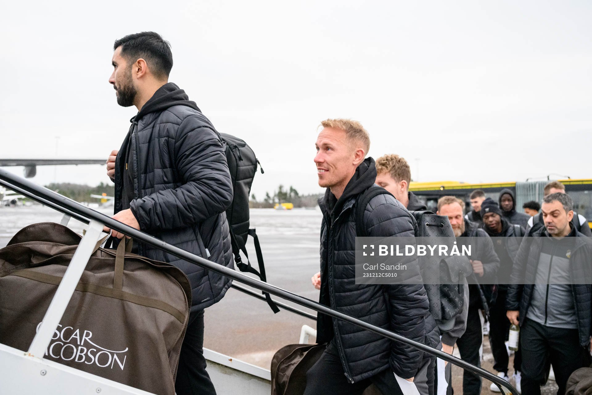 Mikkel Rygaard Jensen of Häcken during travel to the UEFA Europa League match against Qarabag on December 12, 2023 in Gothenburg. 