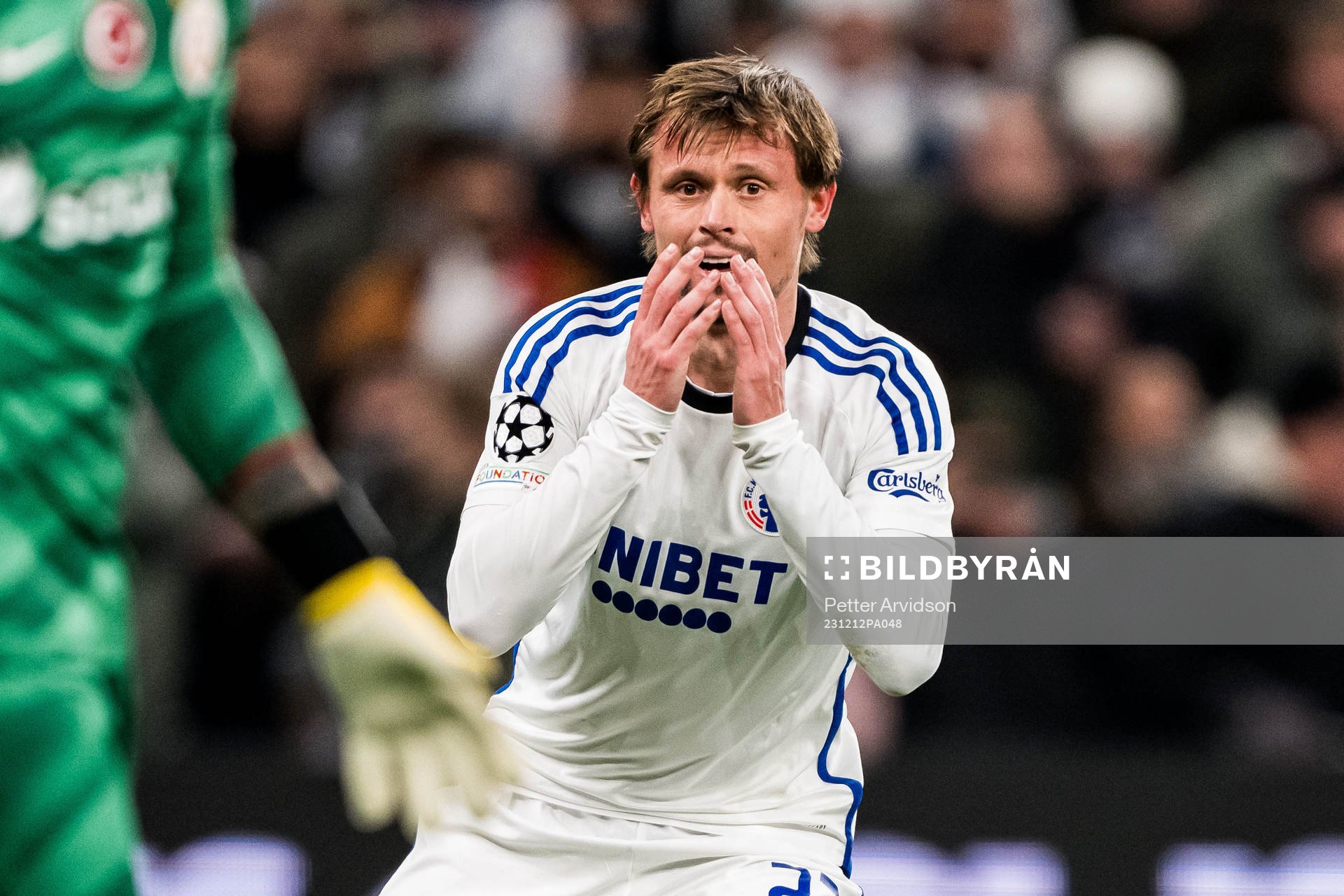 Peter Ankersen of FC Copenhagen looks dejected