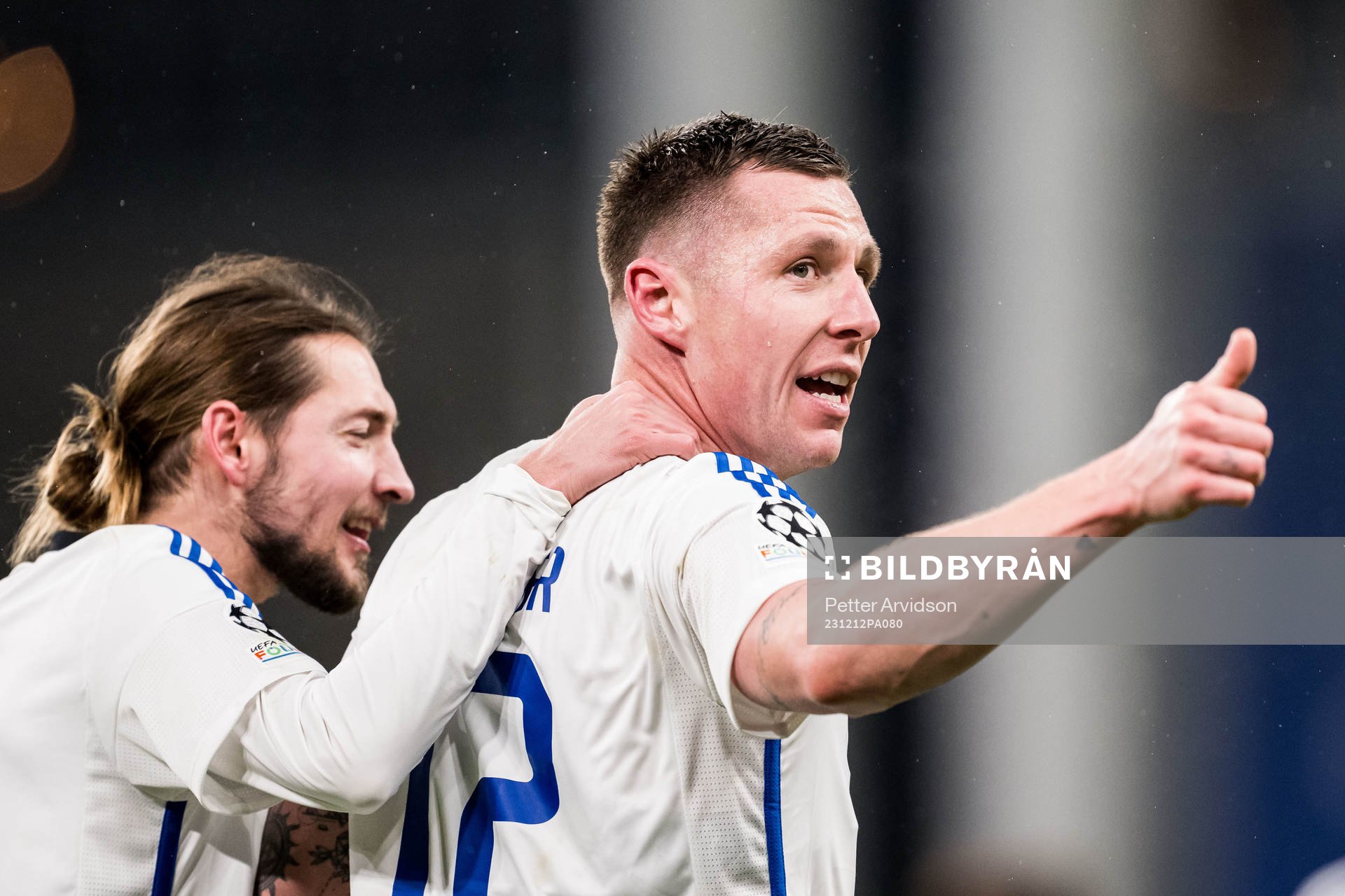 Lukas Lerager of FC Copenhagen celebrates