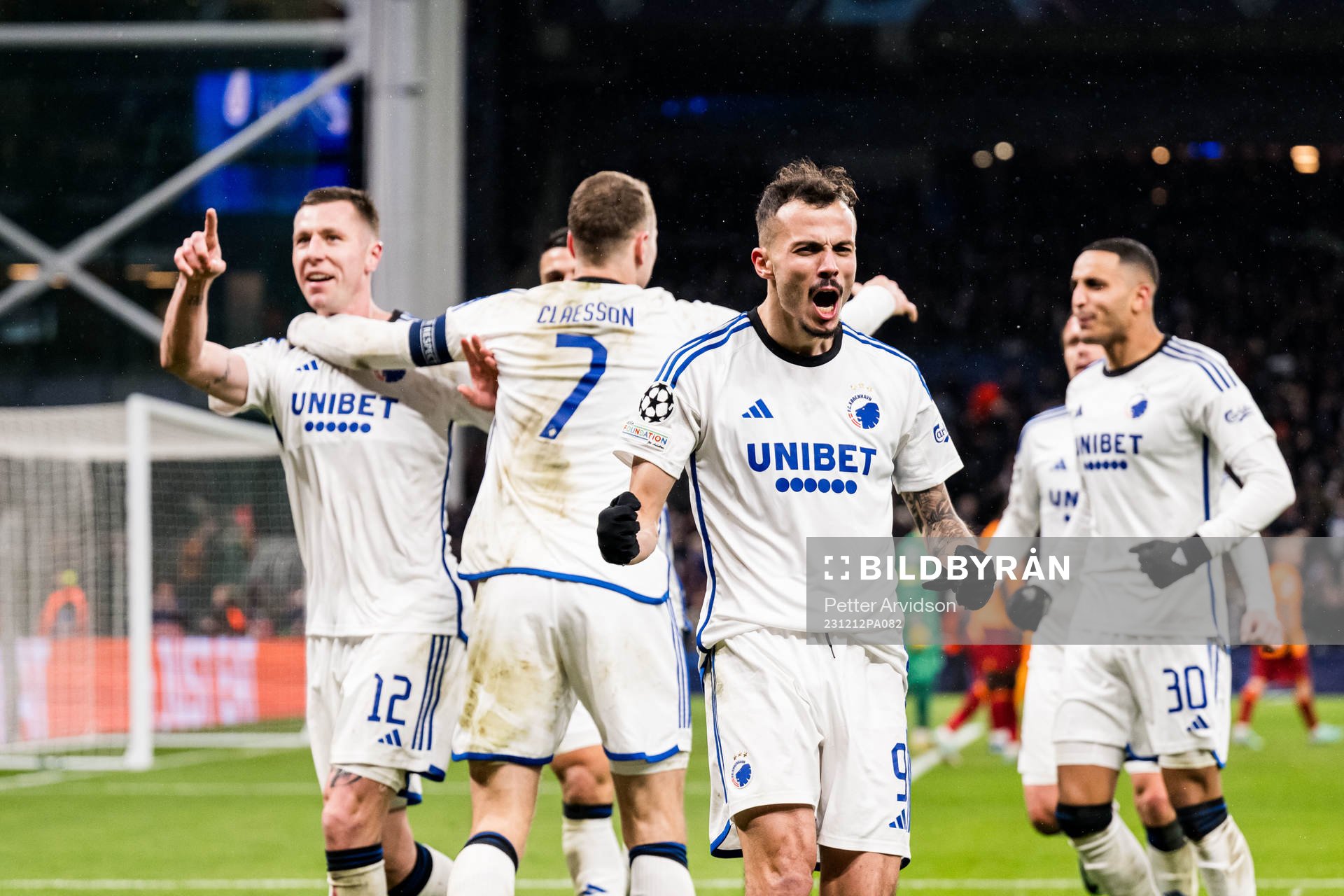 Lukas Lerager and Diogo Goncalves of FC Copenhagen