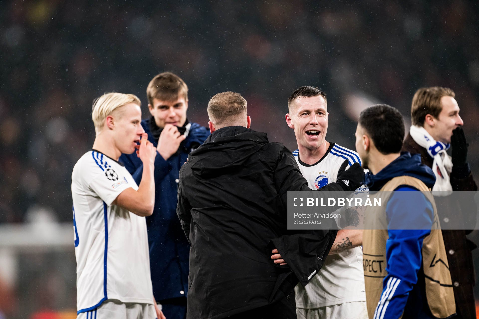 During the UEFA Champions League football match between FC