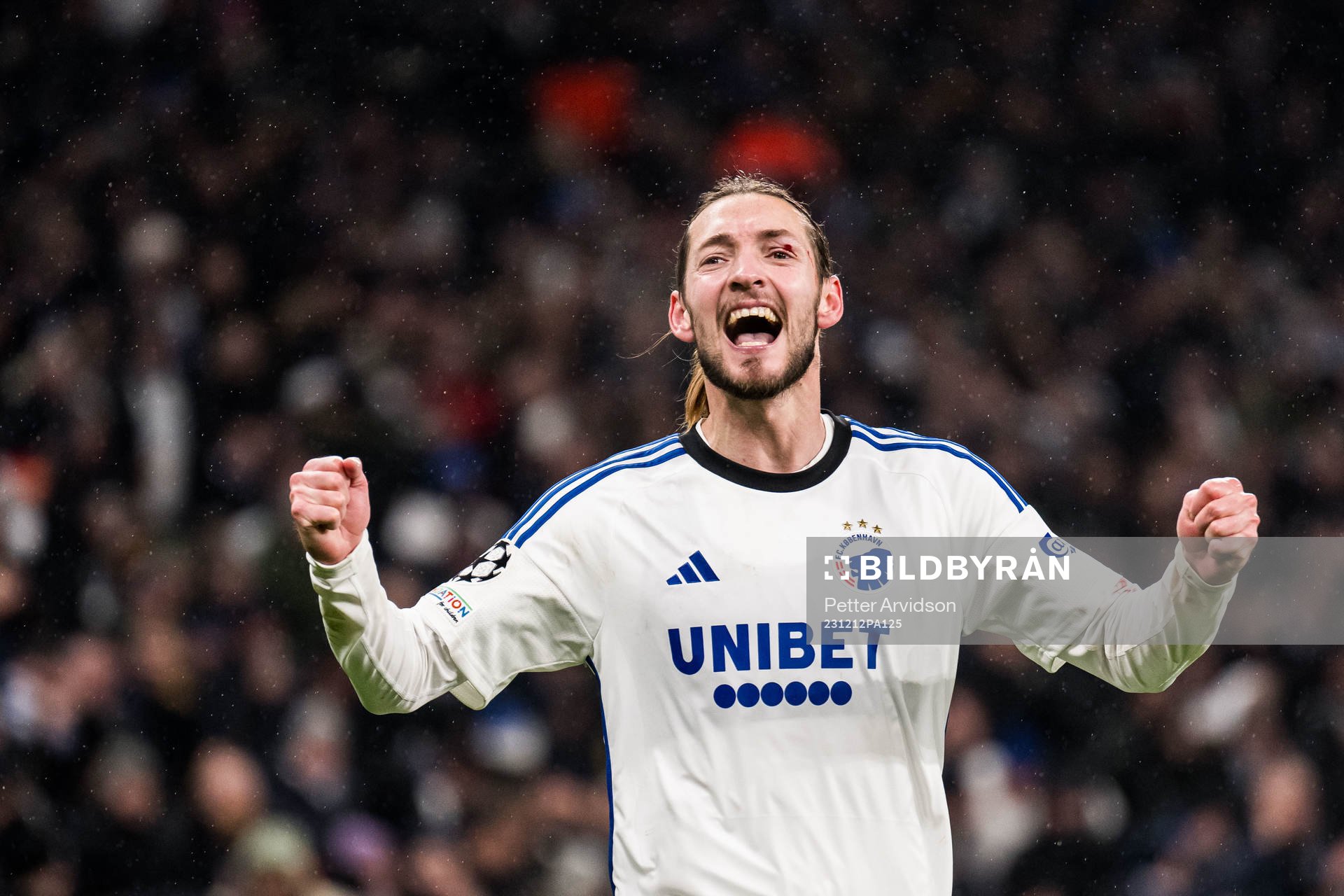 Rasmus Falk of FC Copenhagen celebrates