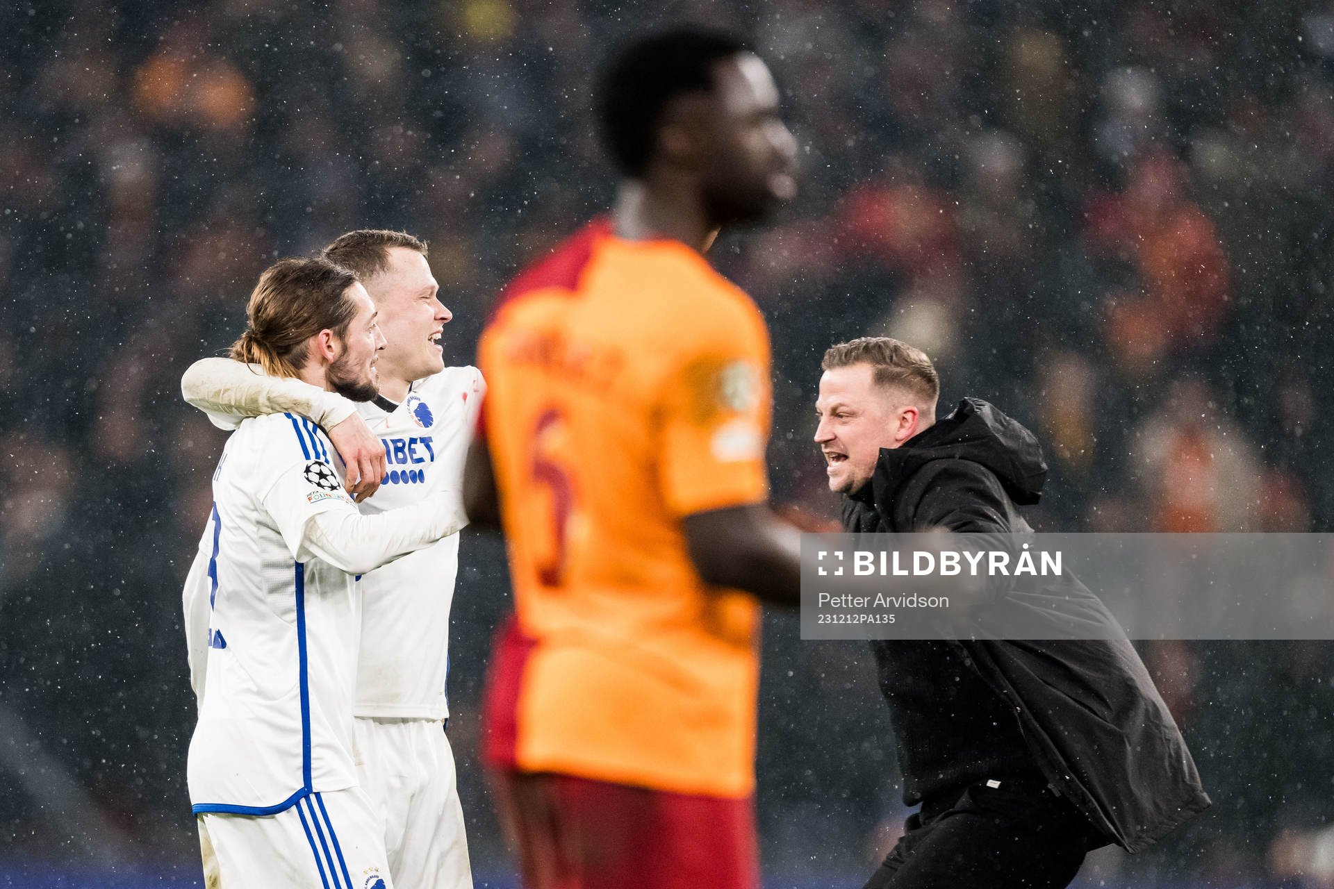 Rasmus Falk and Viktor Claesson of FC Copenhagen of Head
