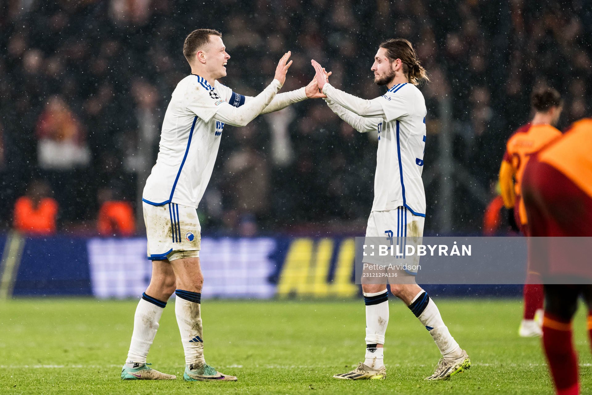 Viktor Claesson of FC Copenhagen Rasmus Falk of FC