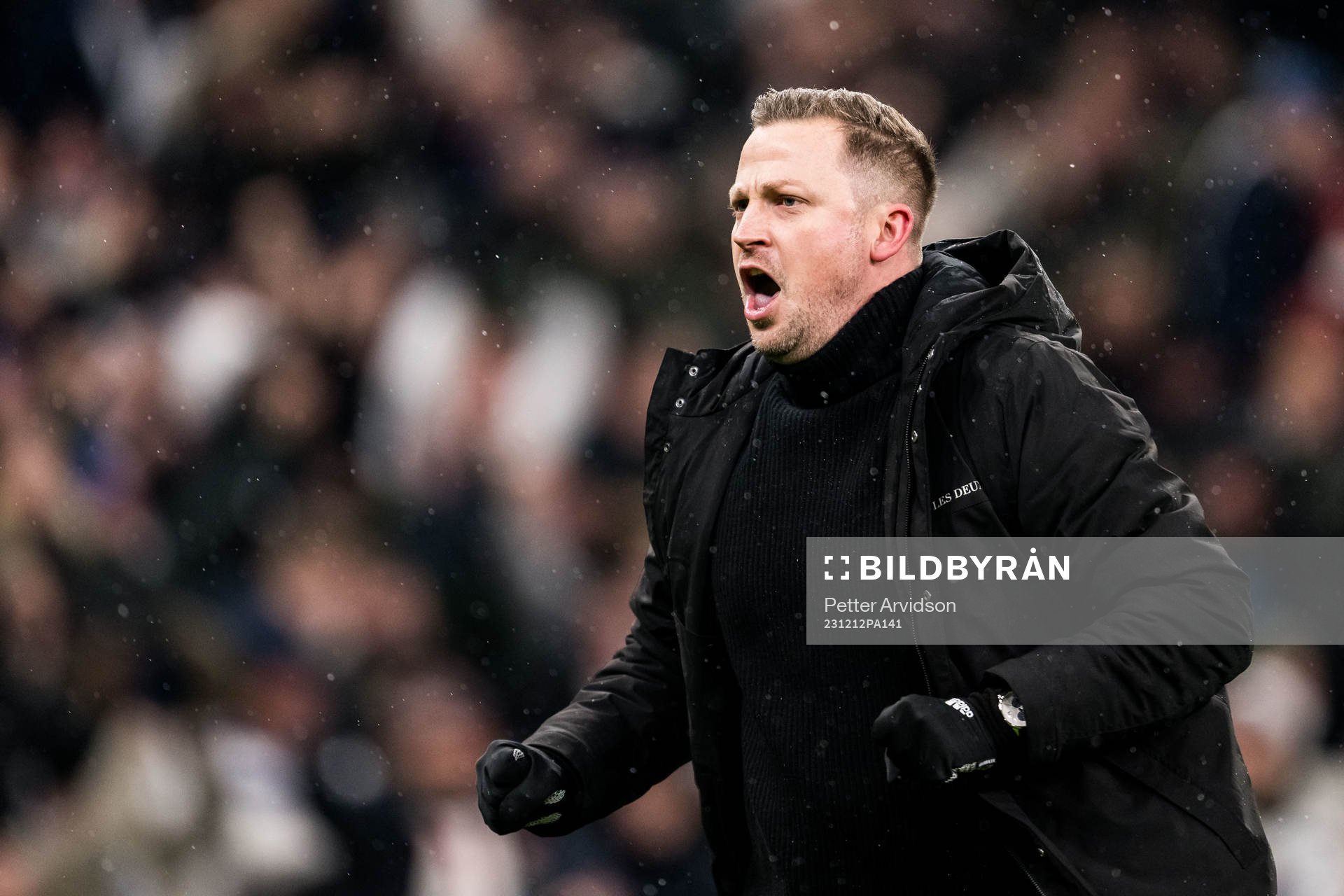 Head coach Jacob Neestrup of FC Copenhagen celebrates