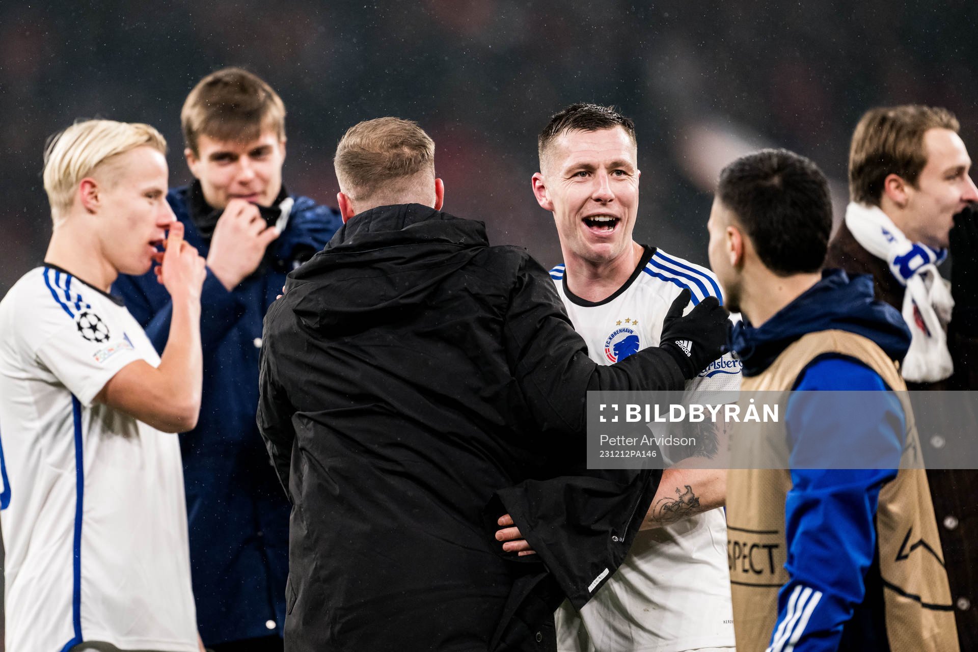 Lukas Lerager of FC Copenhagen celebrates