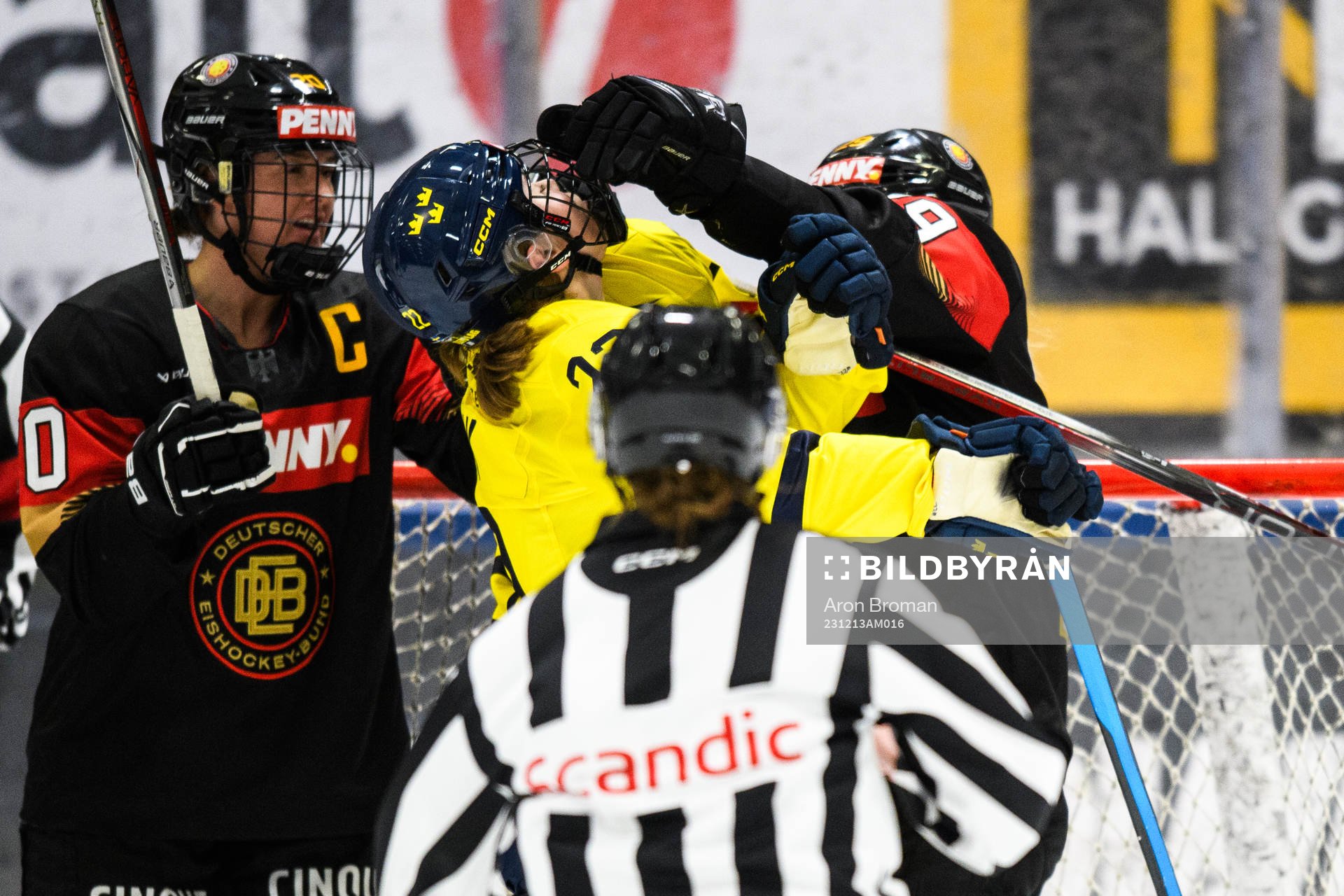Sveriges Hanna Thuvik och Tysklands Nina Christof