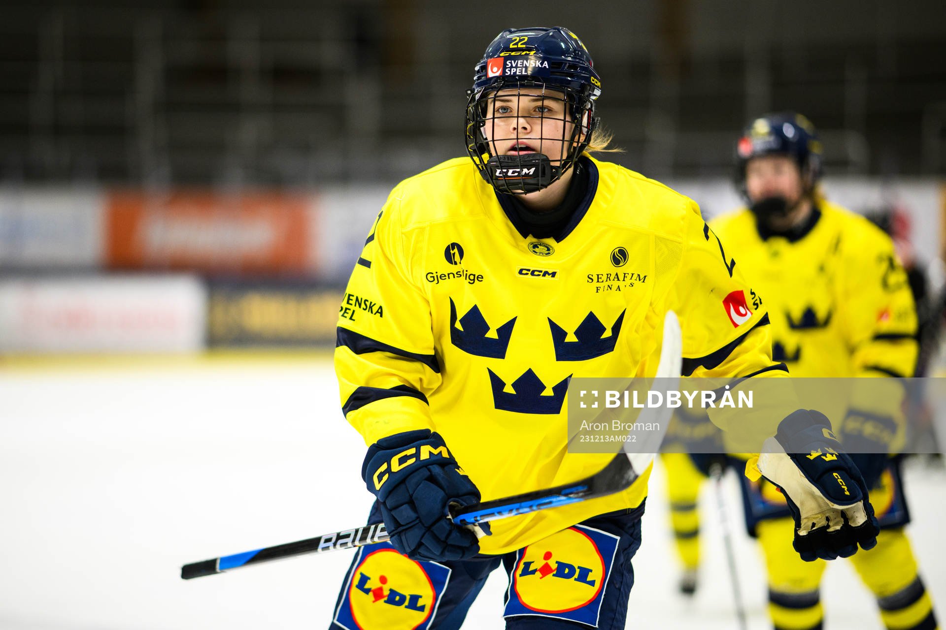 Sveriges Hanna Thuvik jublar