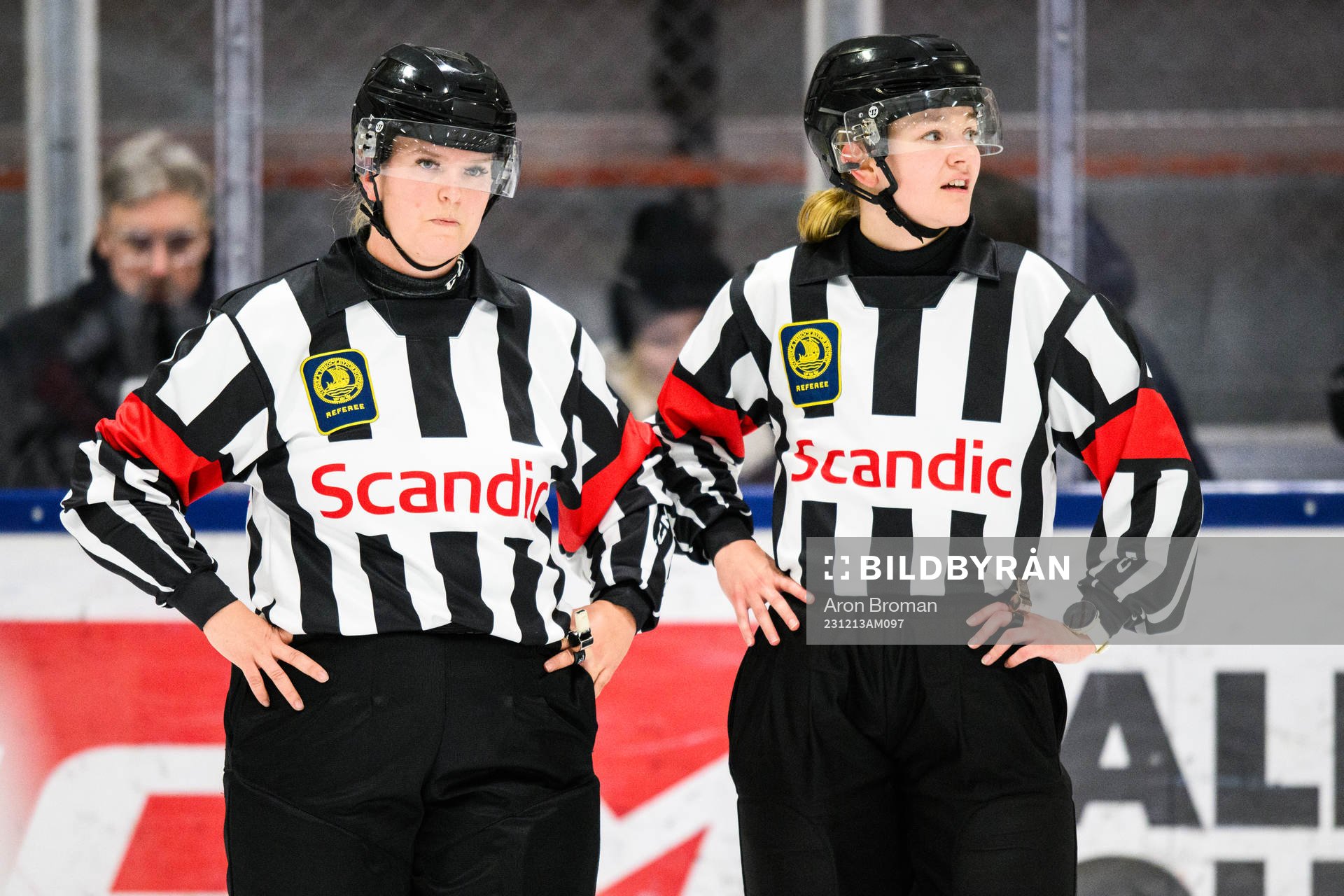 Domare Maria Furberg och Anniina Nurmi