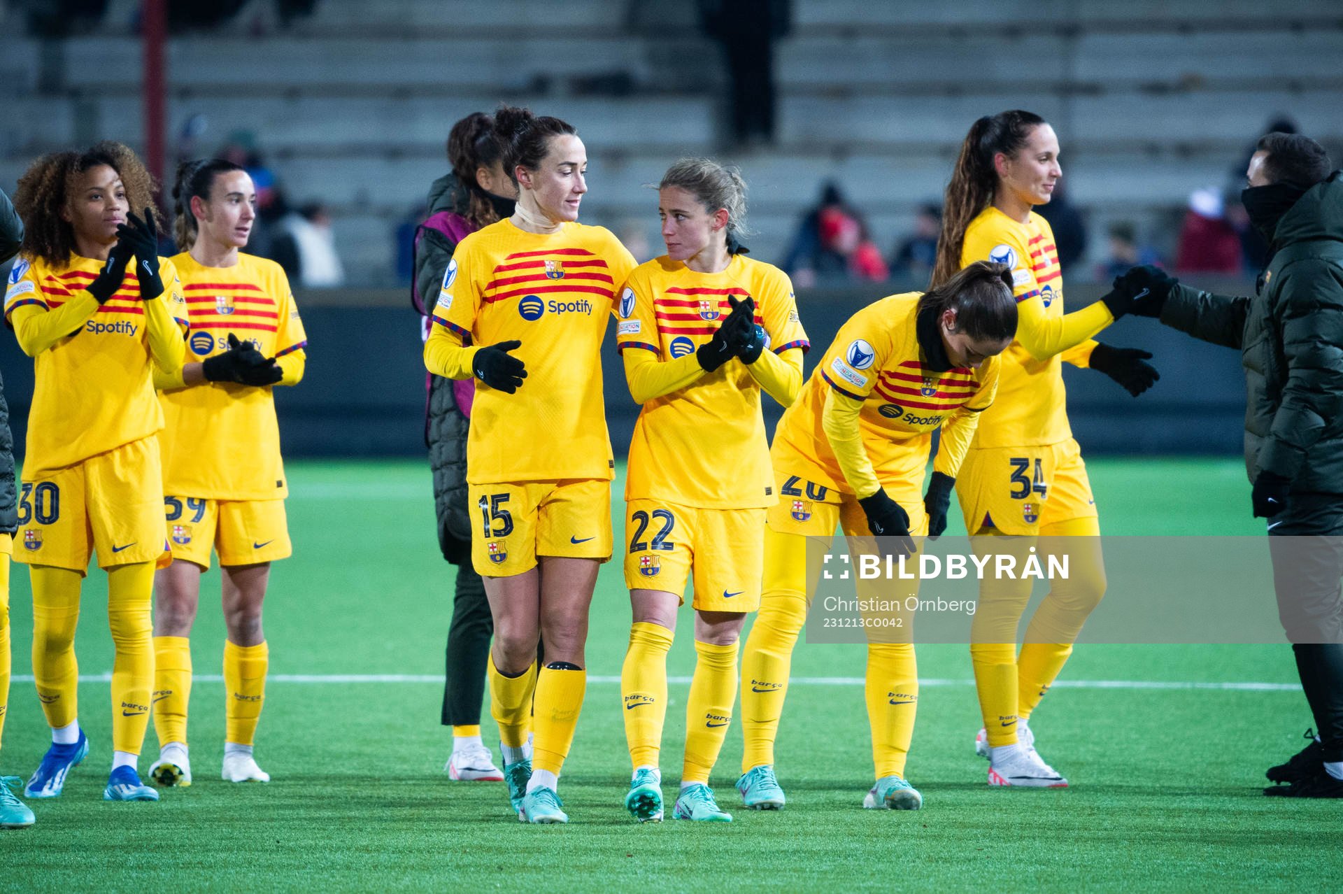 Vicky Lopez, Julia Bartel, Lucy Bronze, Ona Batlle, Asisat