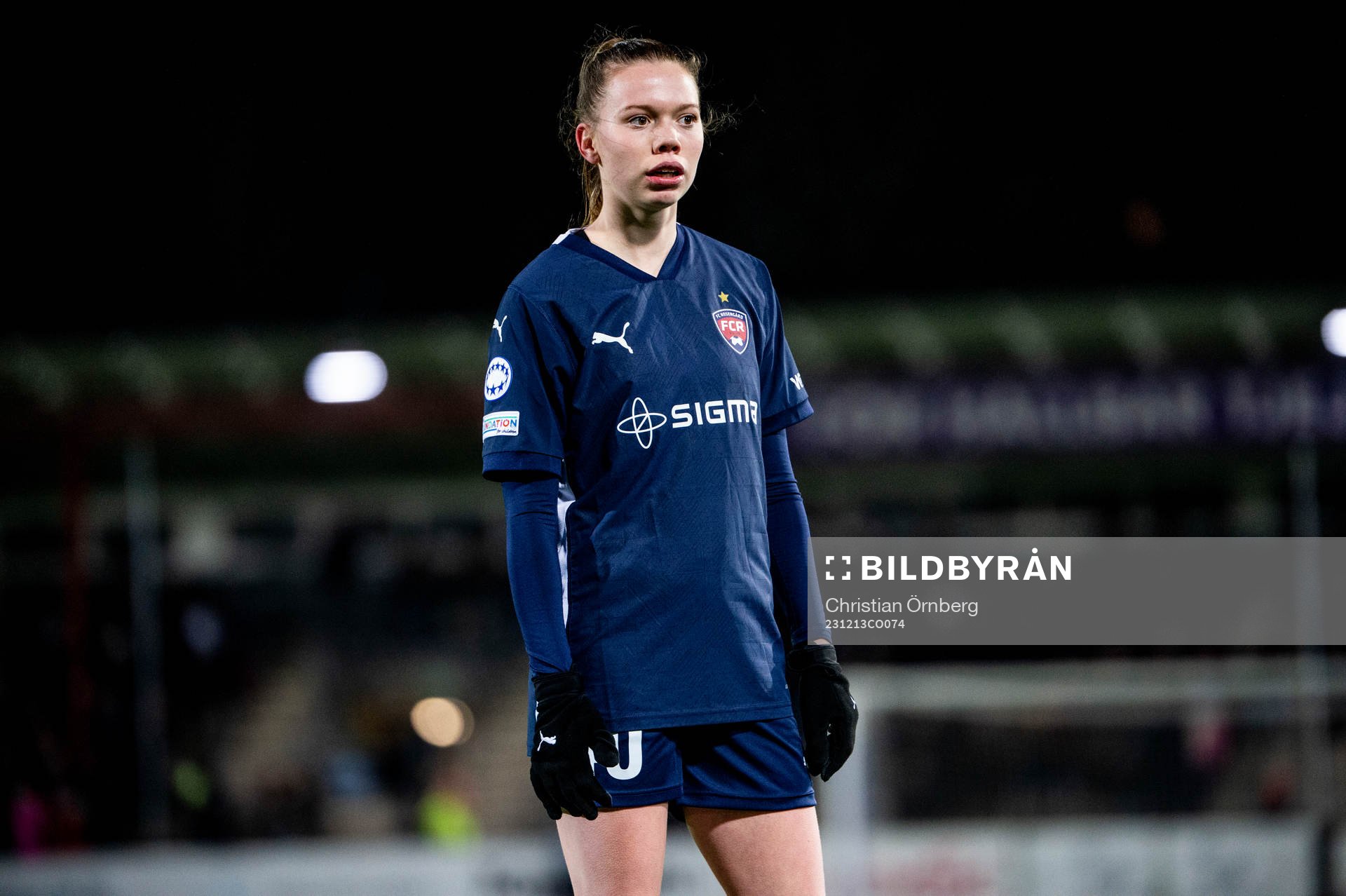 Bea Sprung of FC Rosengård looks dejected
