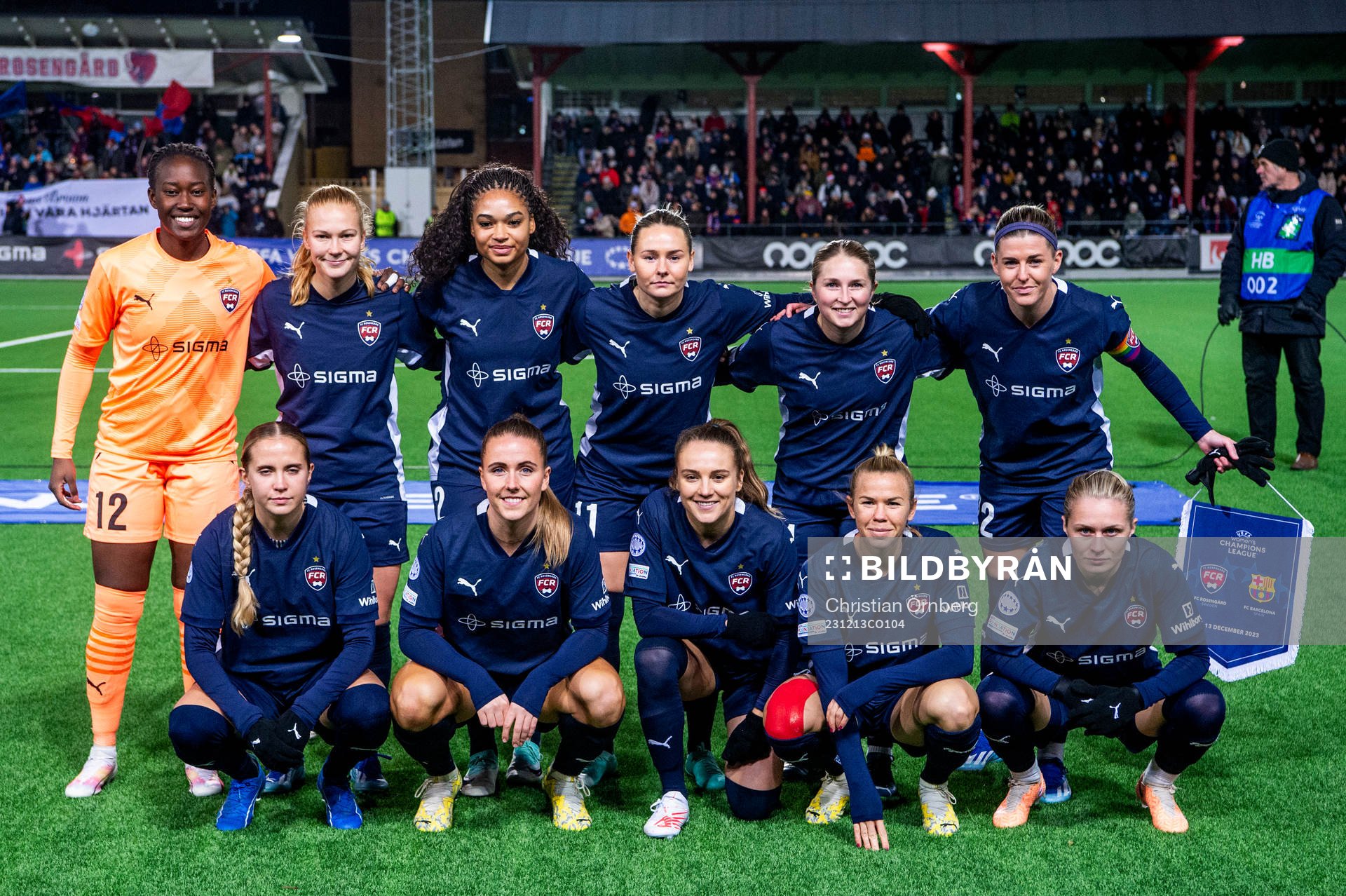 The team of FC Rosengård