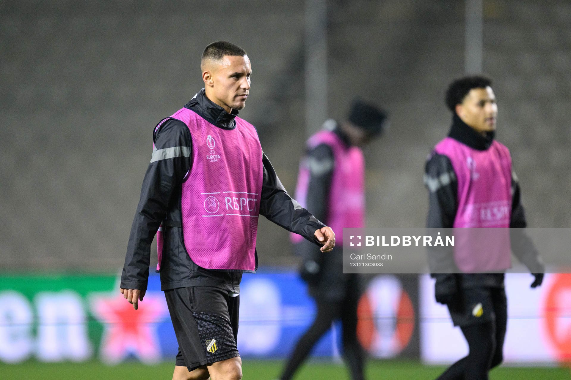 Ali Youssef during a training session with Häcken on December 13, 2023 in Baku. 