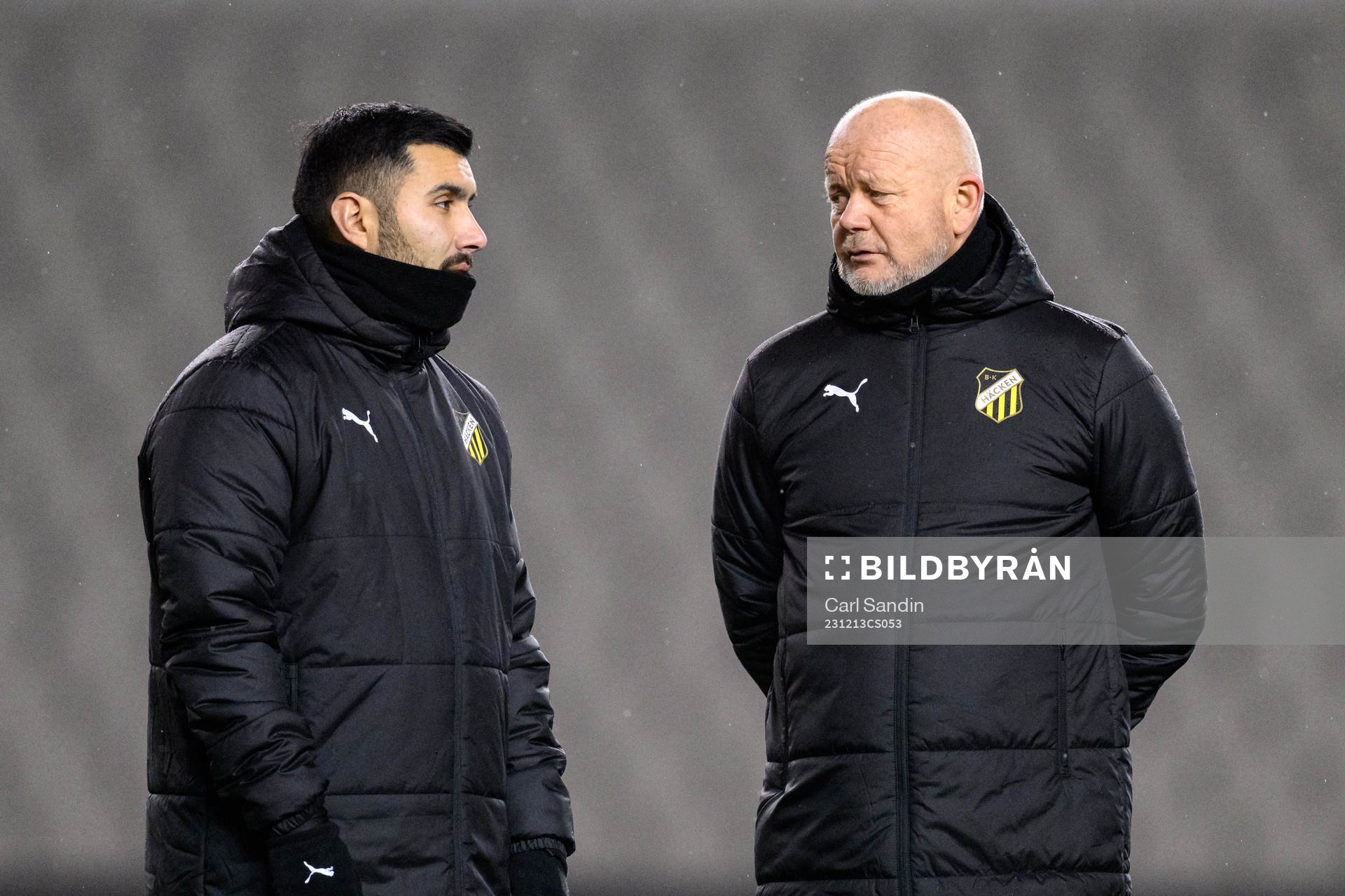 Analyst Mario Chavez and head coach Per-Mathias Høgmo