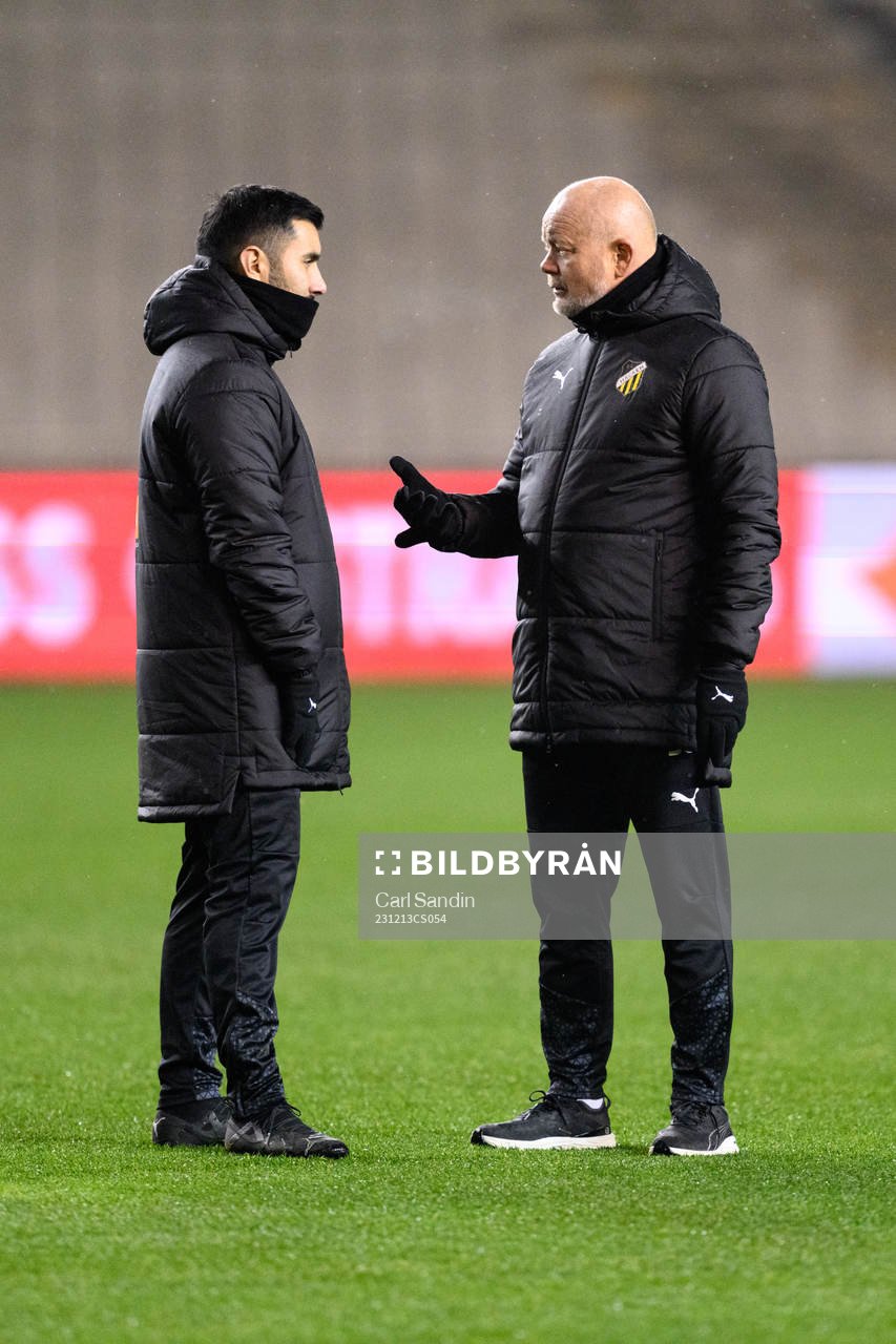 Analyst Mario Chavez and head coach Per-Mathias Høgmo
