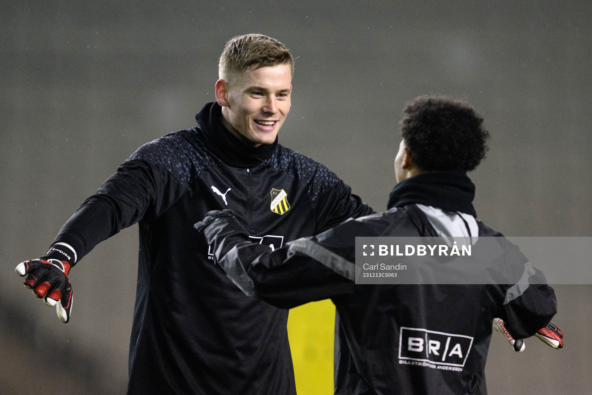 goalkeeper Johan Brattberg