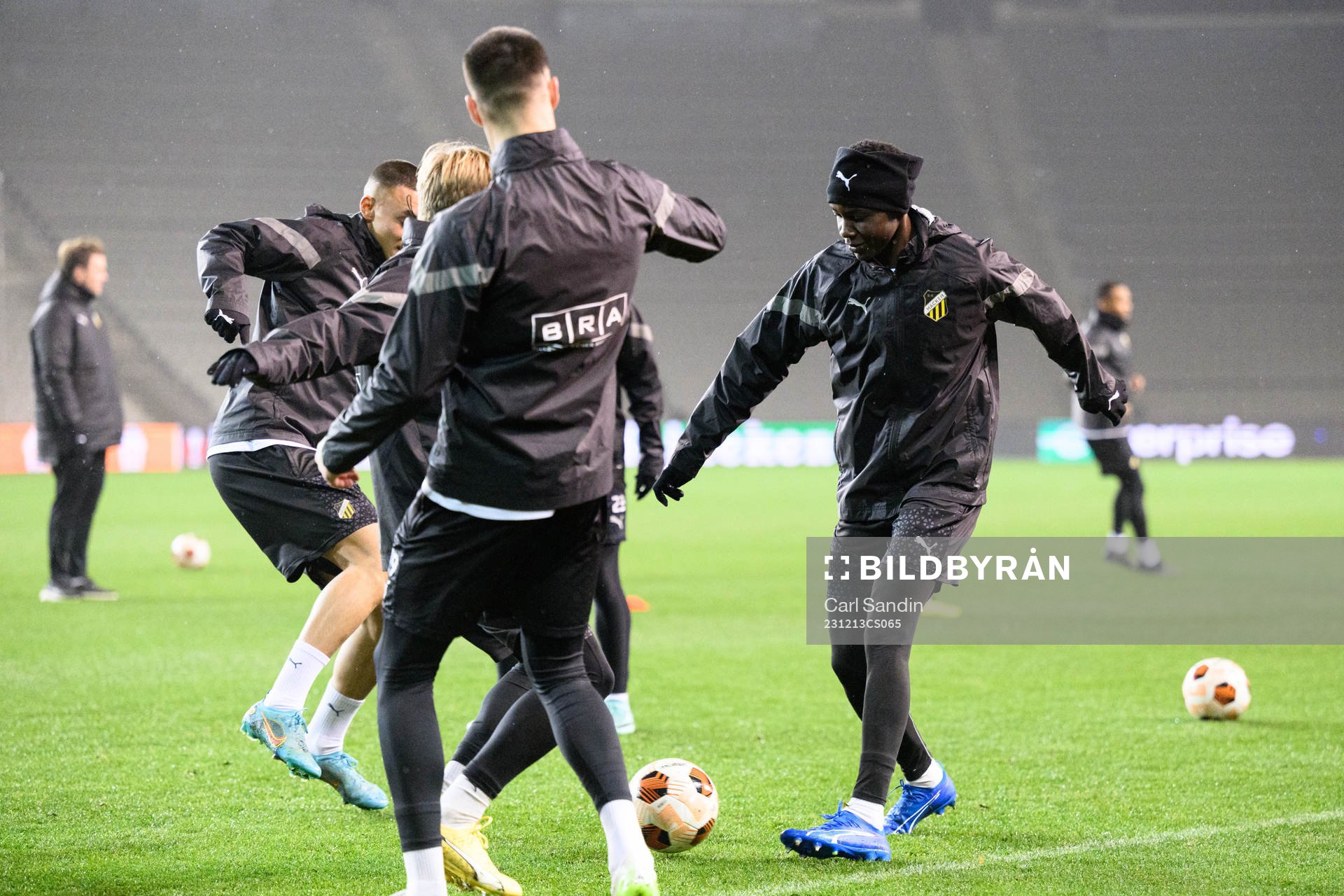 during a training session with Häcken