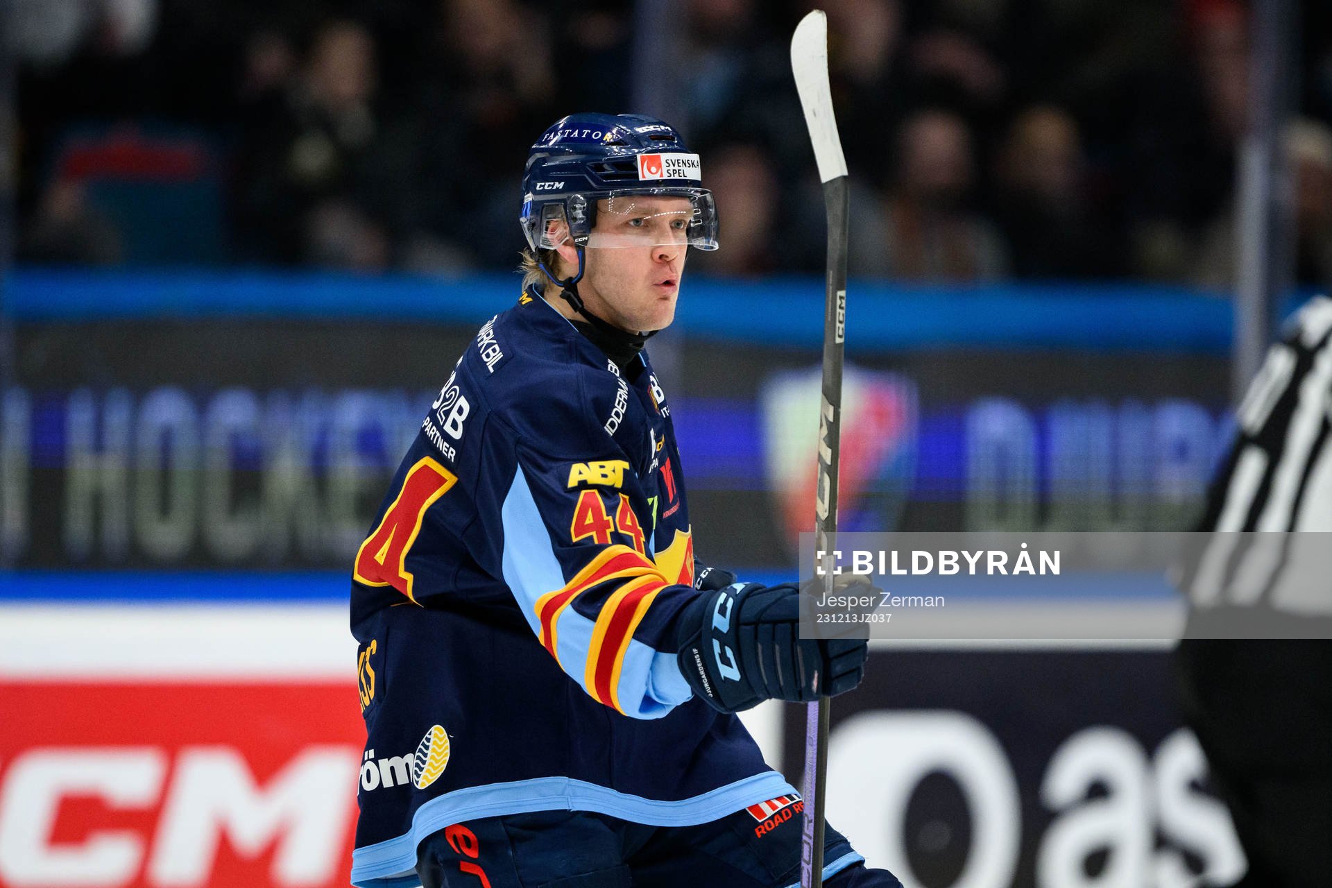 Djurgårdens Olle Liss jublar