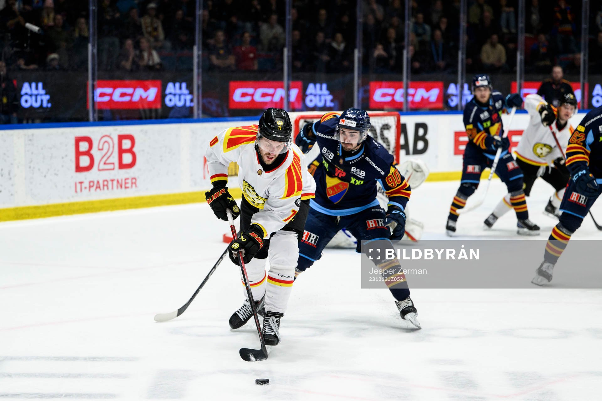 Brynäs Miks Indrasis och Djurgårdens Kevin Karlsson