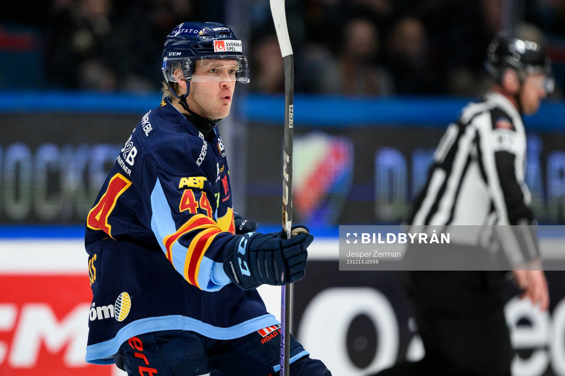 Djurgårdens Olle Liss jublar