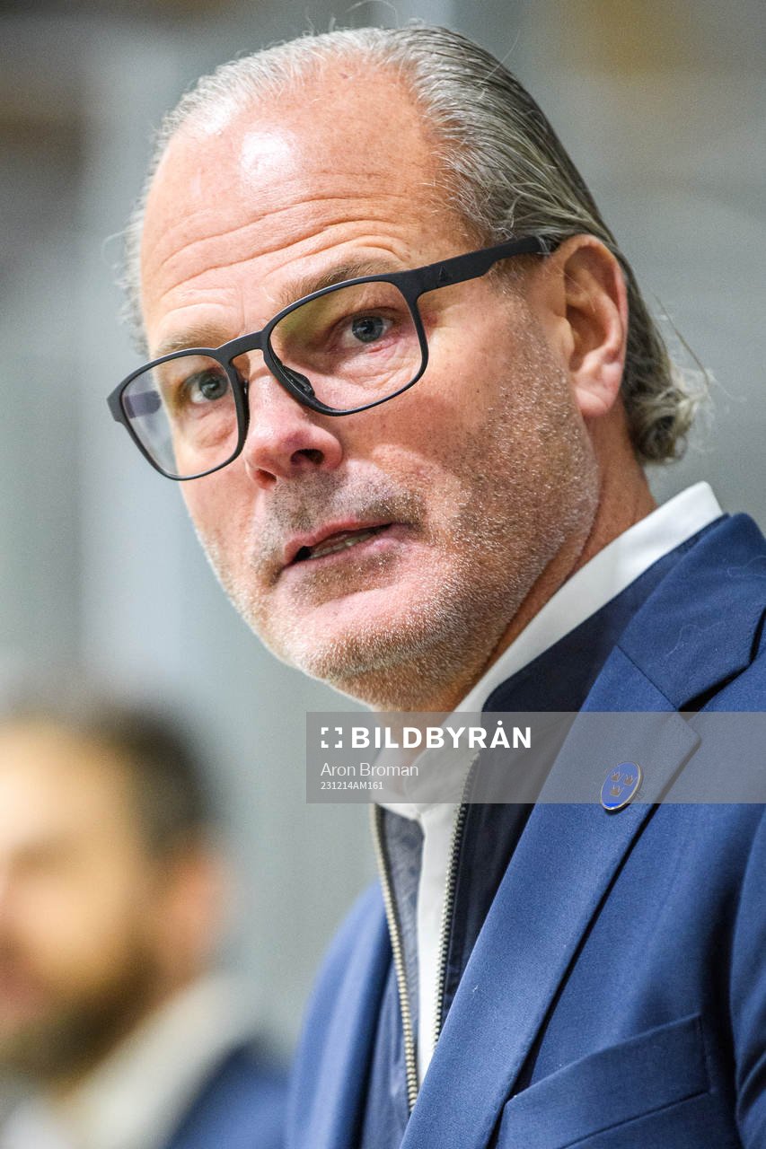 Sveriges assisterande tränare Andreas Spångberg