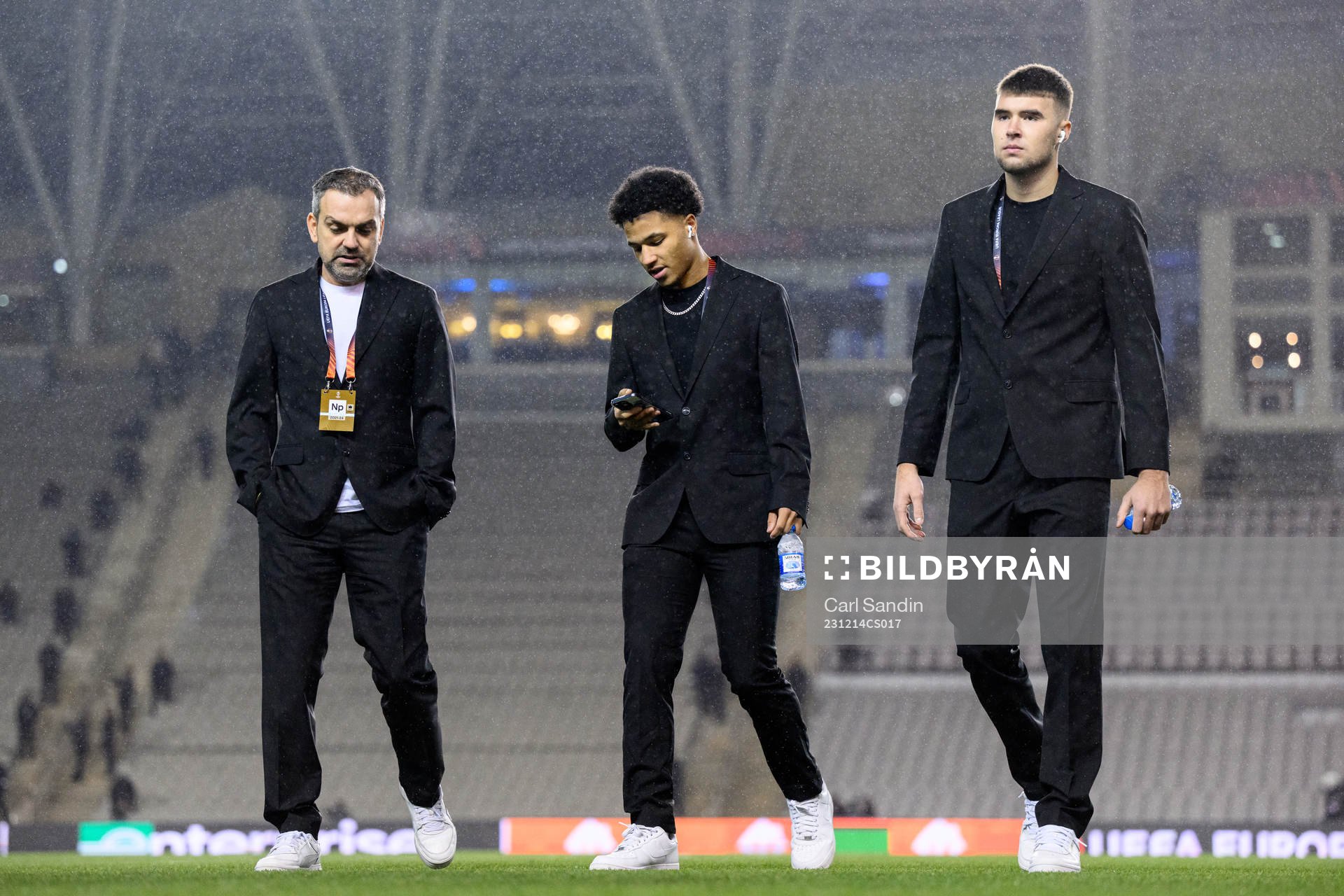 ahead of the UEFA Europa League match between Qarabag and
