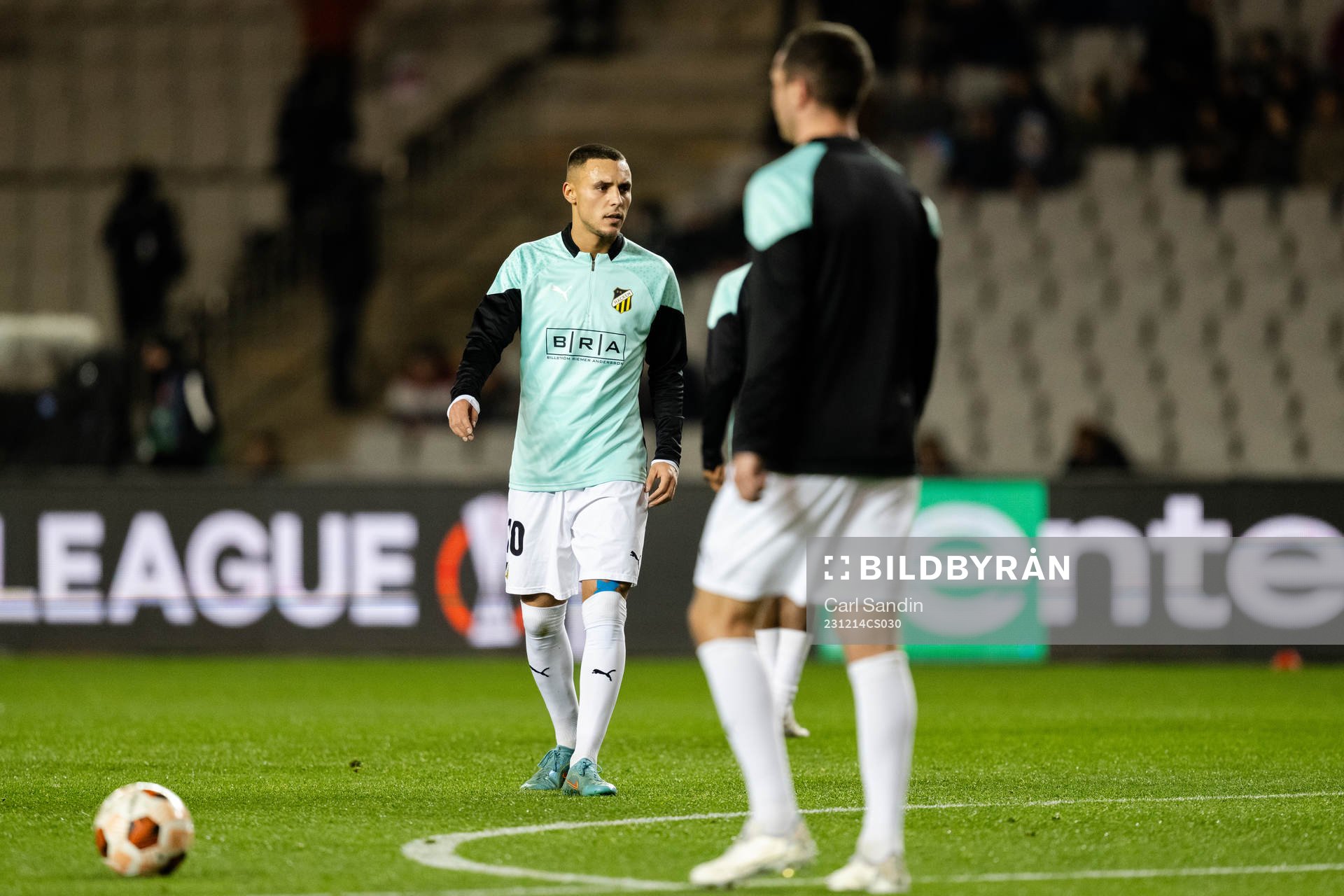 Ali Youssef of Häcken ahead the UEFA Europa League match