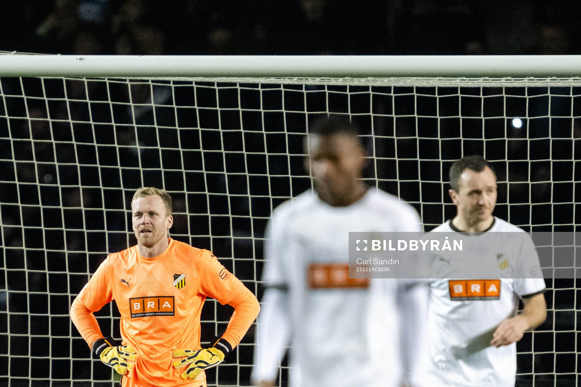 Goalkeeper Peter Abrahamsson of Häcken looks dejected