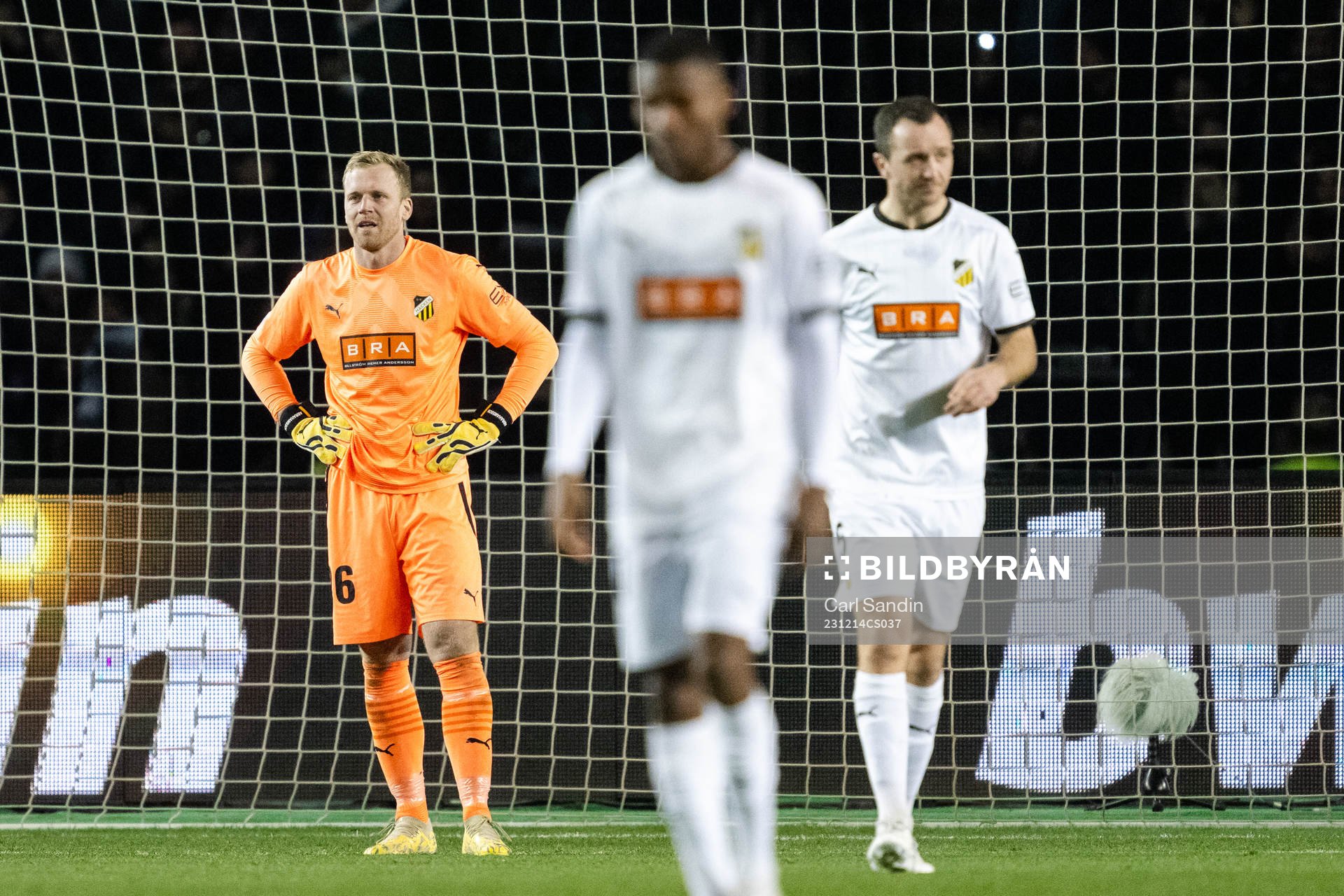Goalkeeper Peter Abrahamsson of Häcken looks dejected