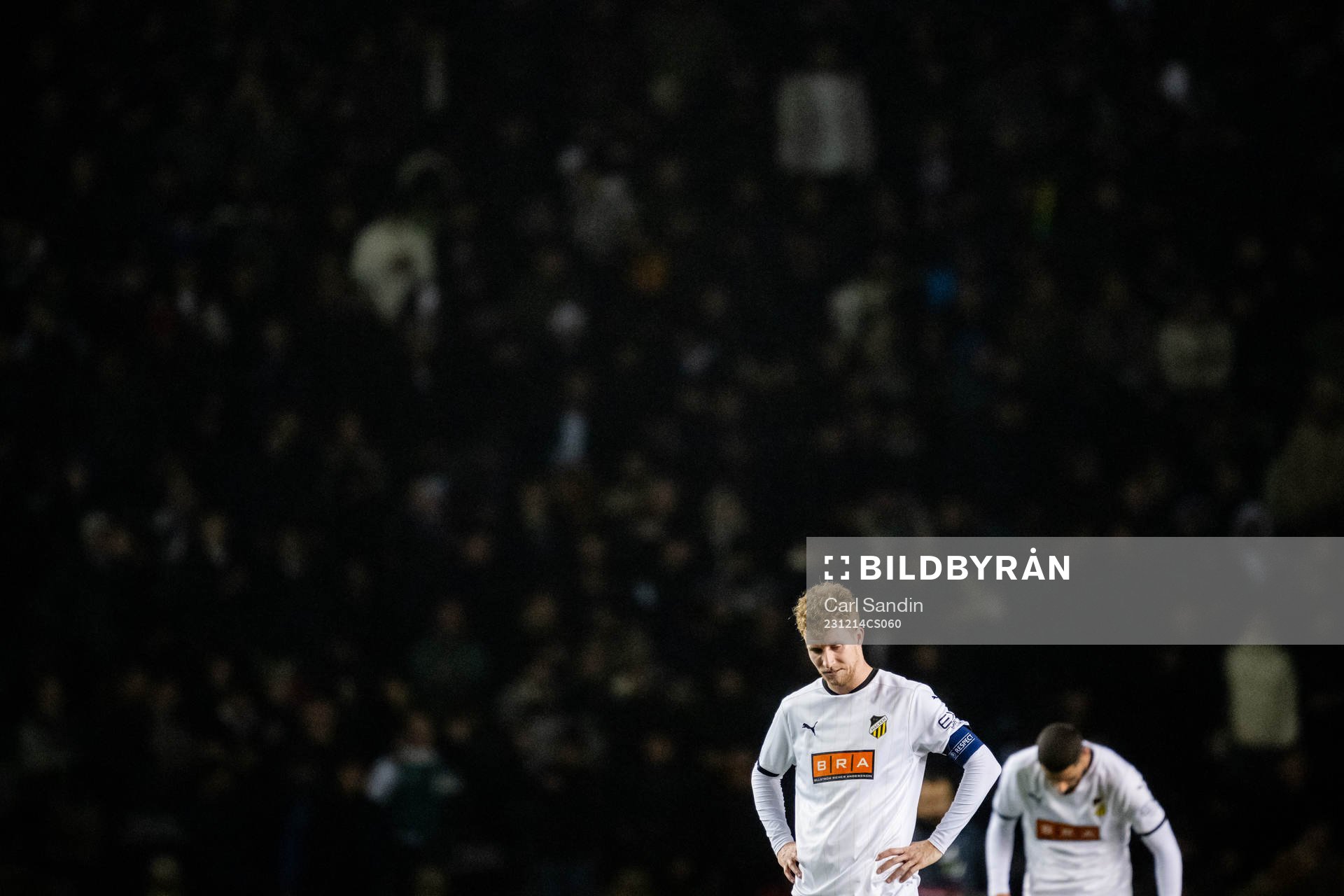 Samuel Gustafson of Häcken looks dejected