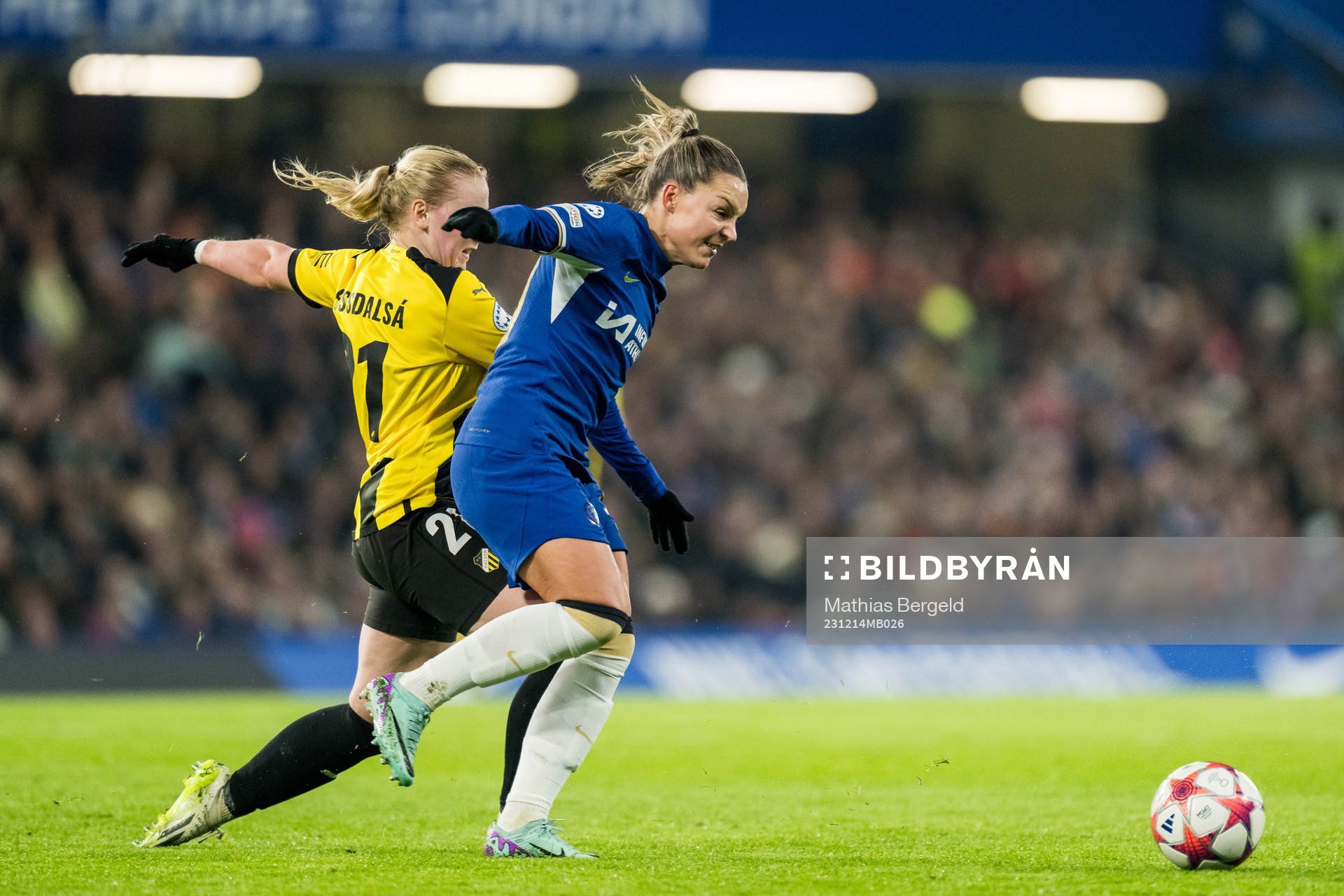 Johanna Fossdalsá Sørensen of Häcken and Johanna Rytting