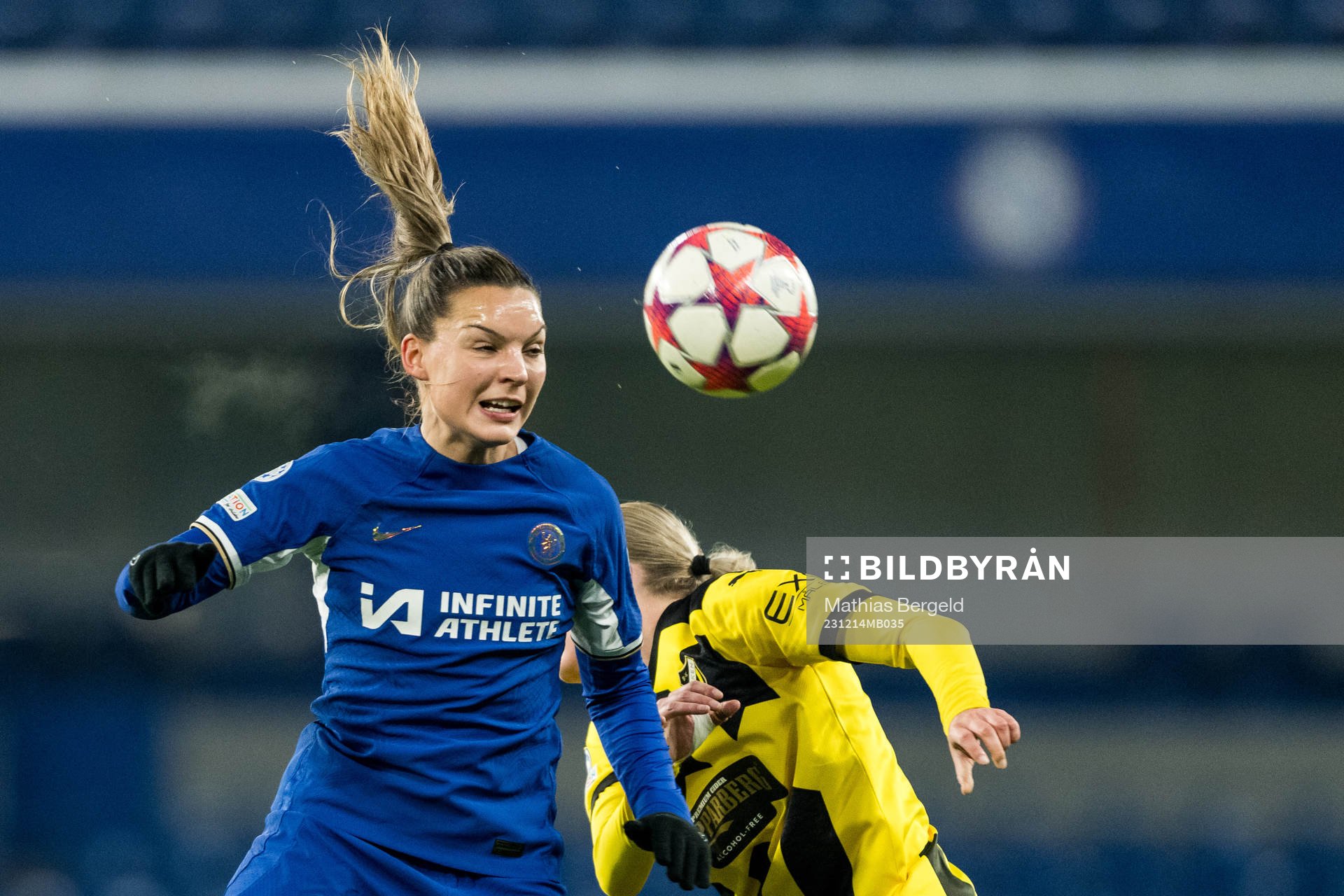 Johanna Rytting Kaneryd of Chelsea and Elma Junttila