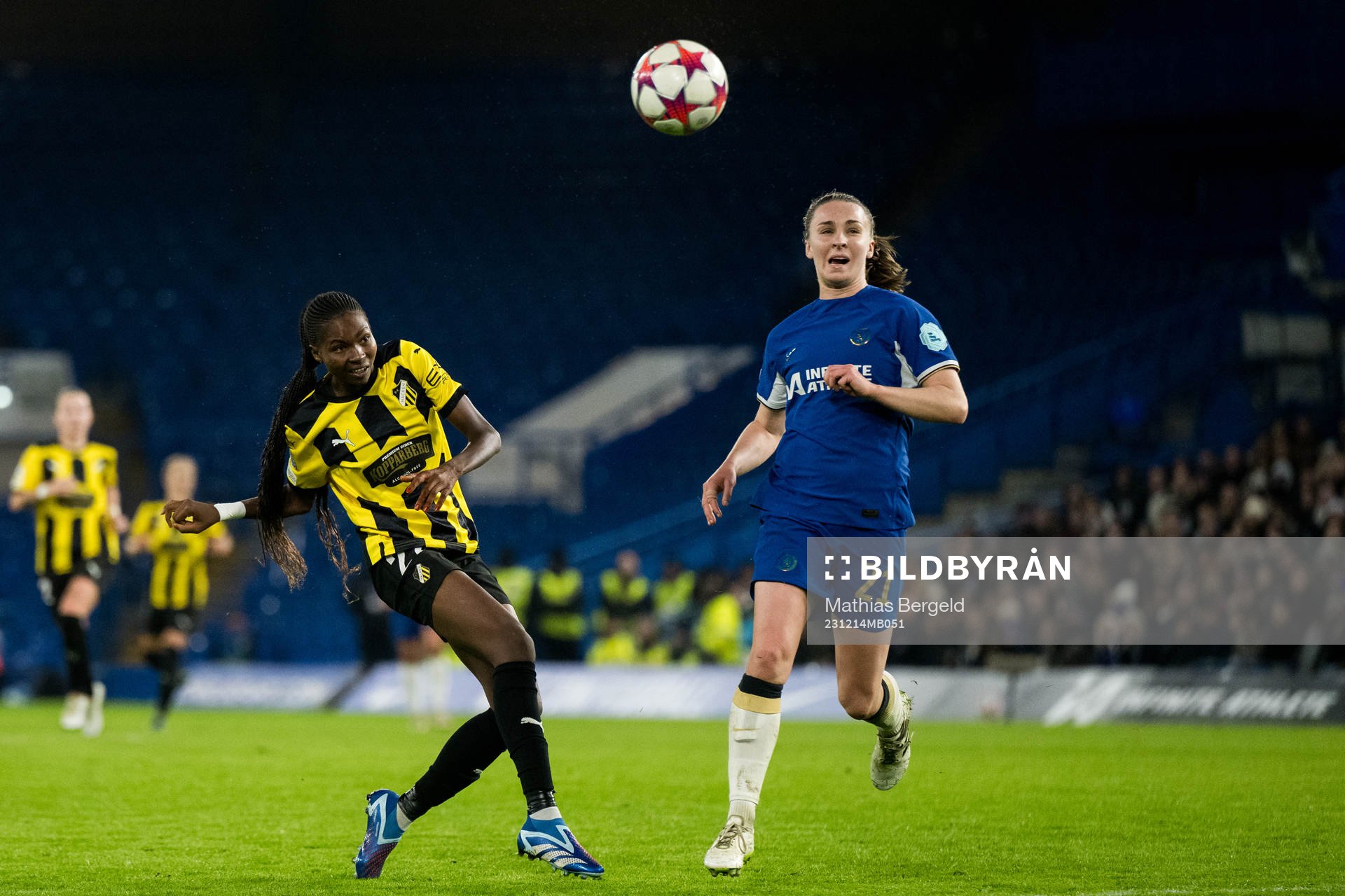 Aisha Masaka and Johanna Fossdalsá Sørensen of Häcken