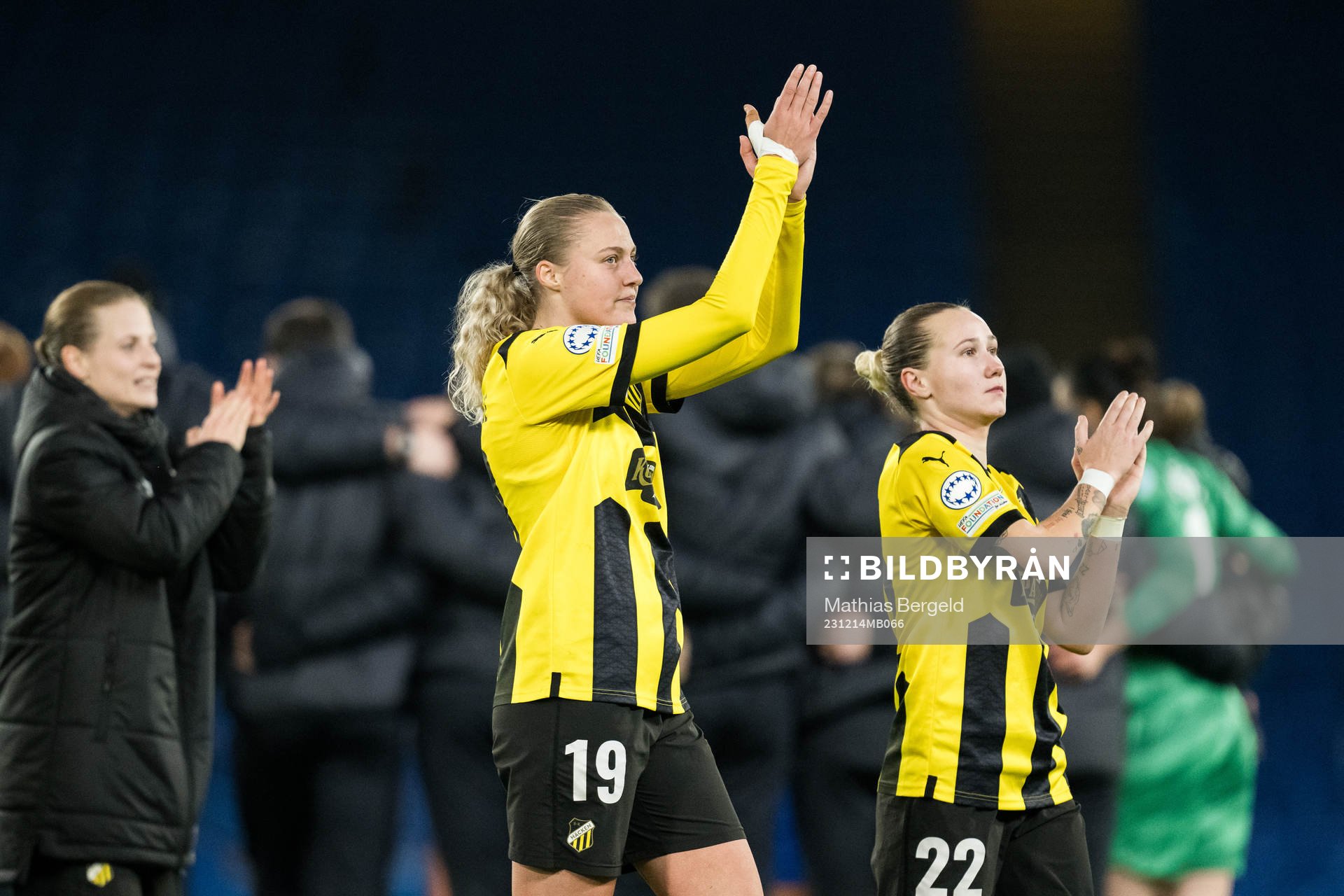 Elma Junttila Nelhage and Marika Bergman Lundin of Häcken