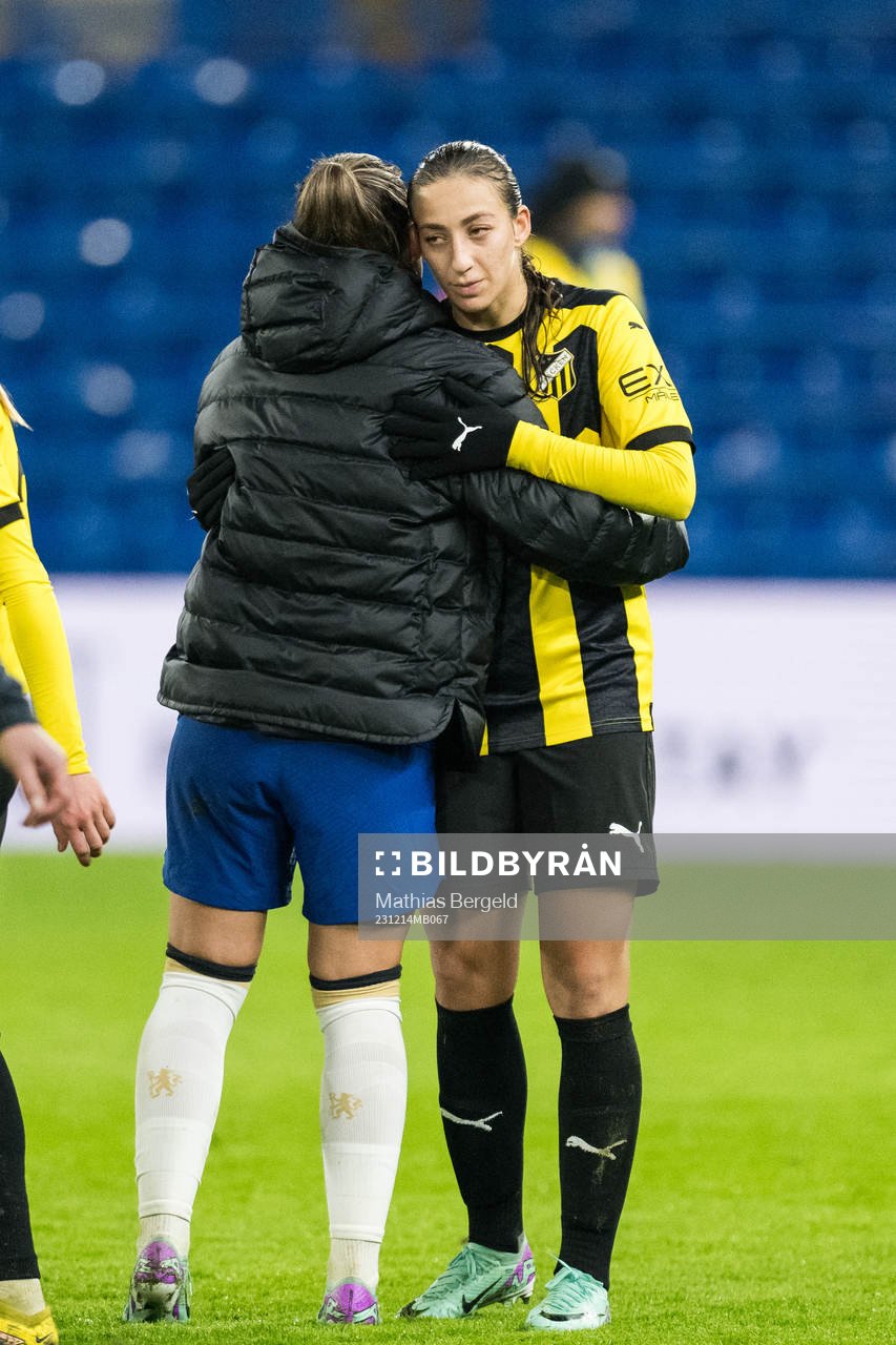 Johanna Rytting Kaneryd of Chelsea and Rusul Rosa Kafaji of