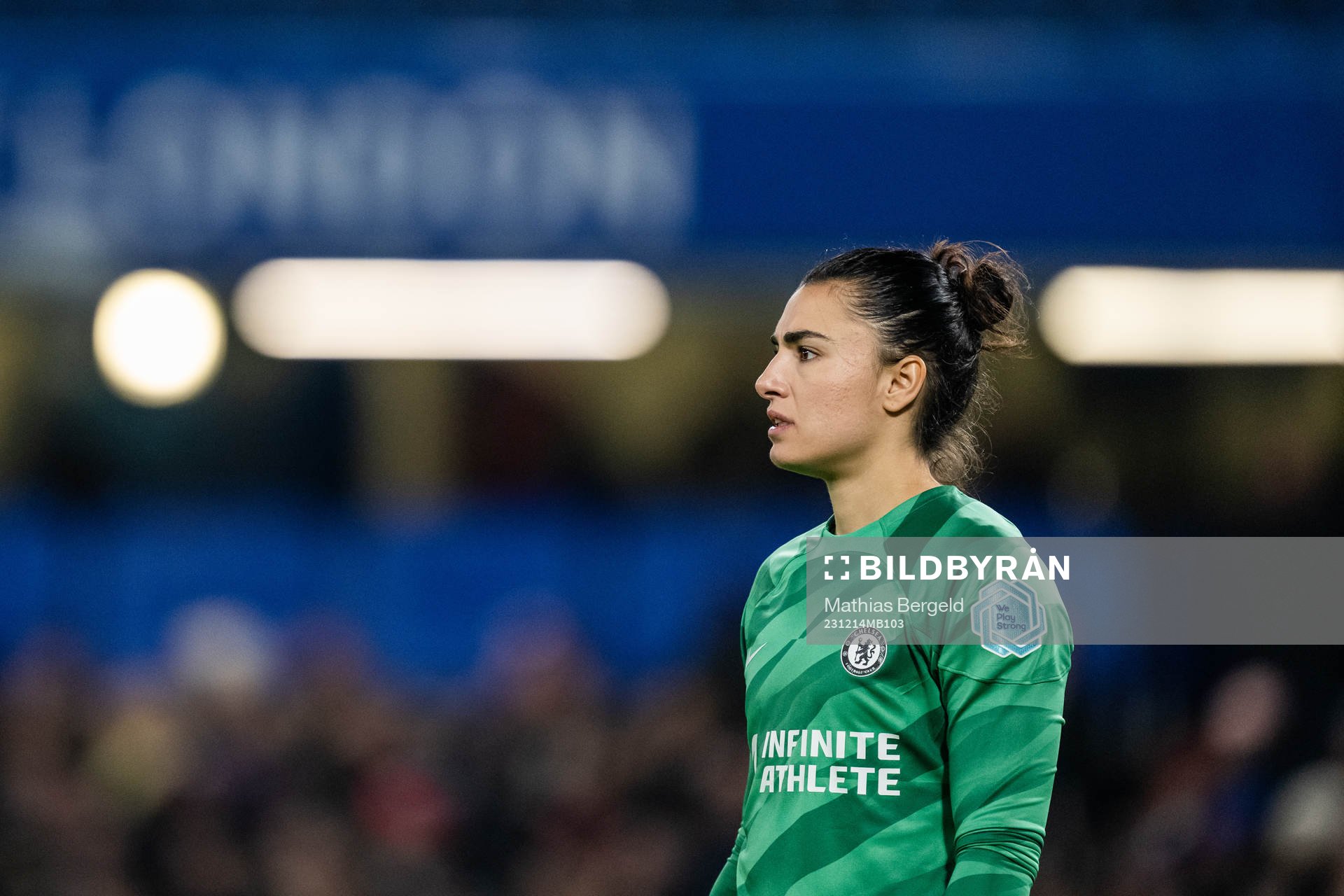 Goalkeeper Zecira Musovic of Chelsea