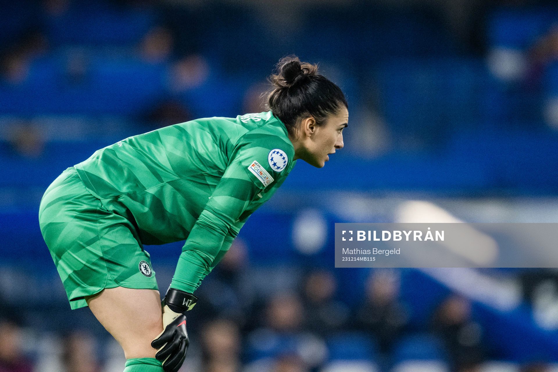 Goalkeeper Zecira Musovic of Chelsea looks dejected
