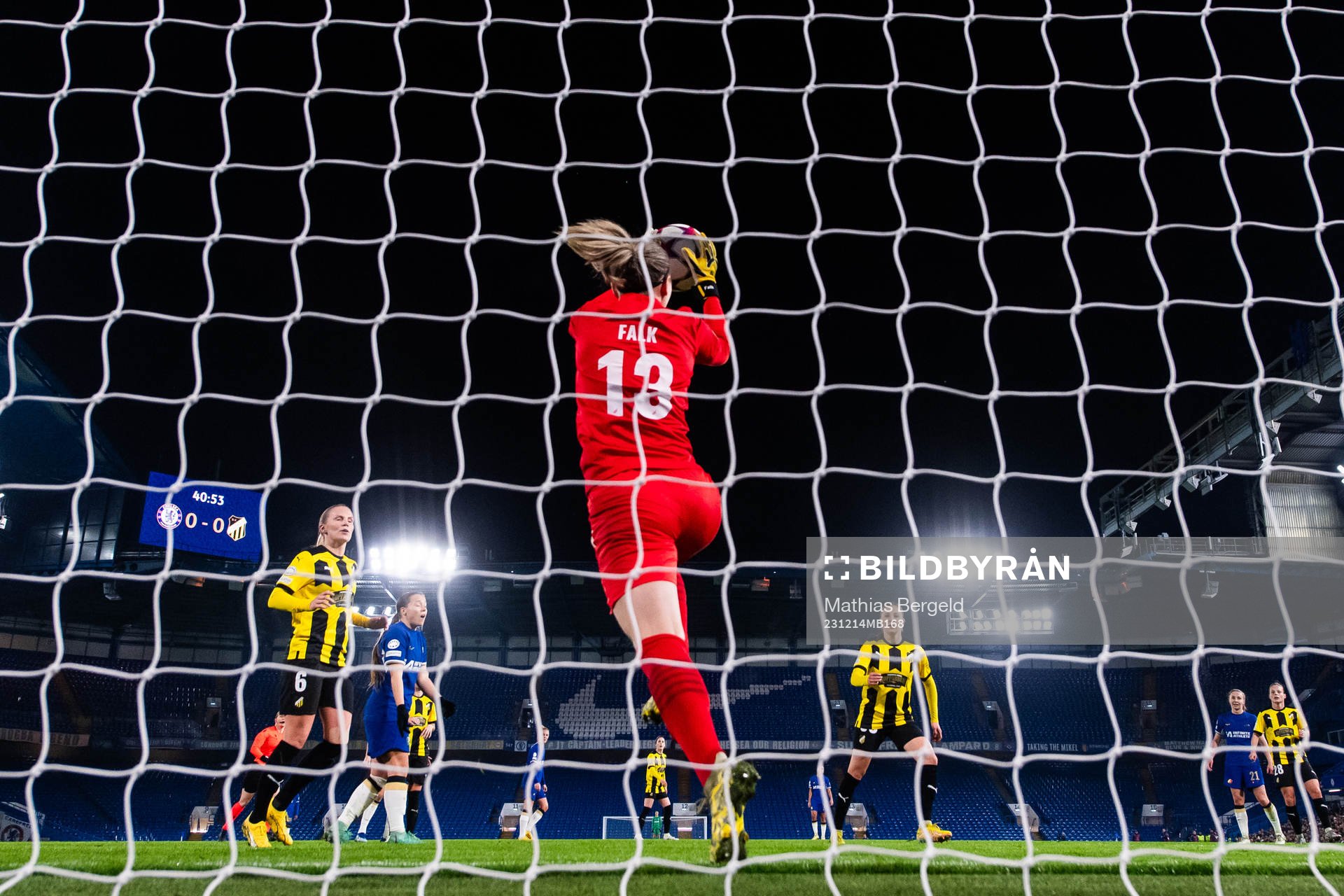 Goalkeeper Jennifer Falk of Häcken