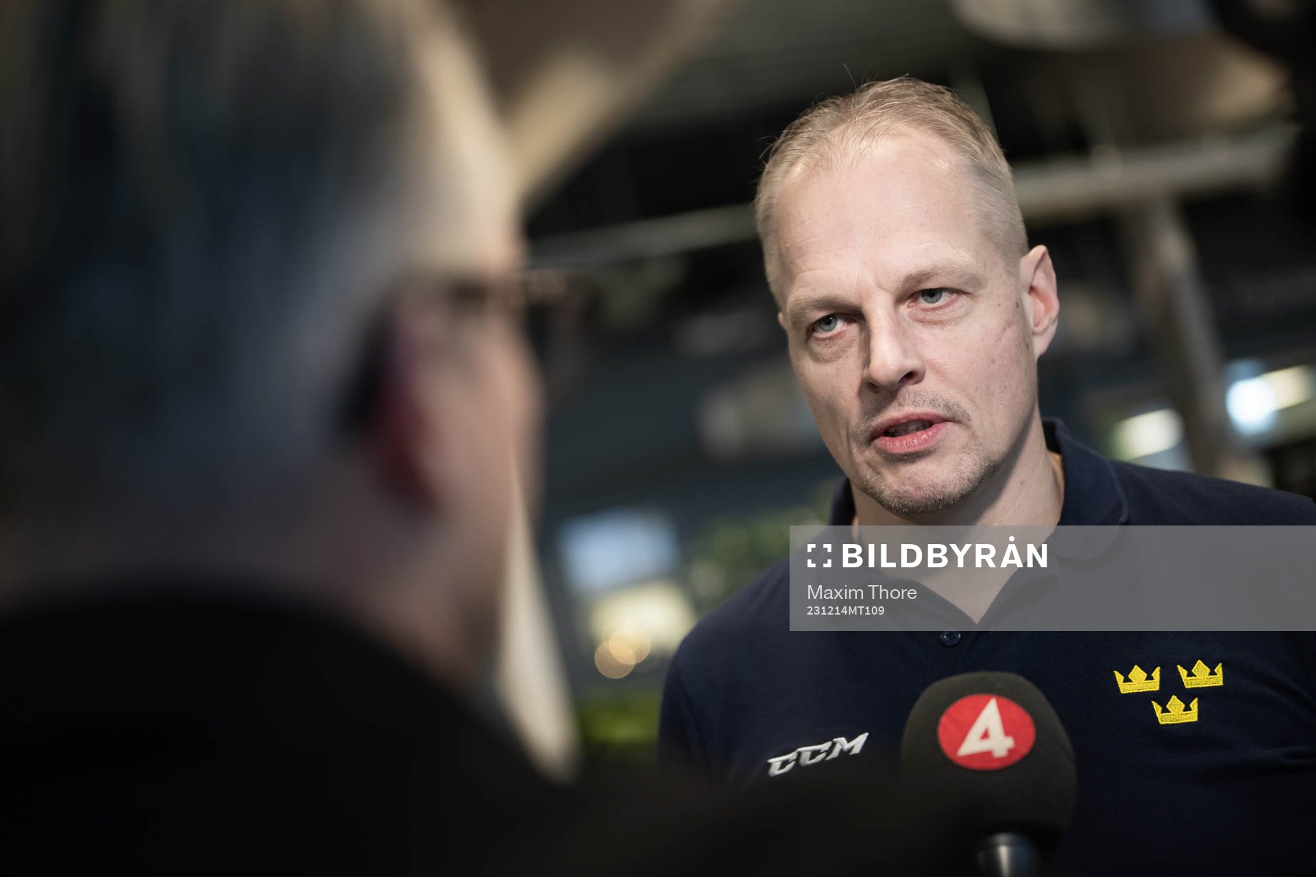 Head coach Magnus Hävelid of the Swedish under-20 national