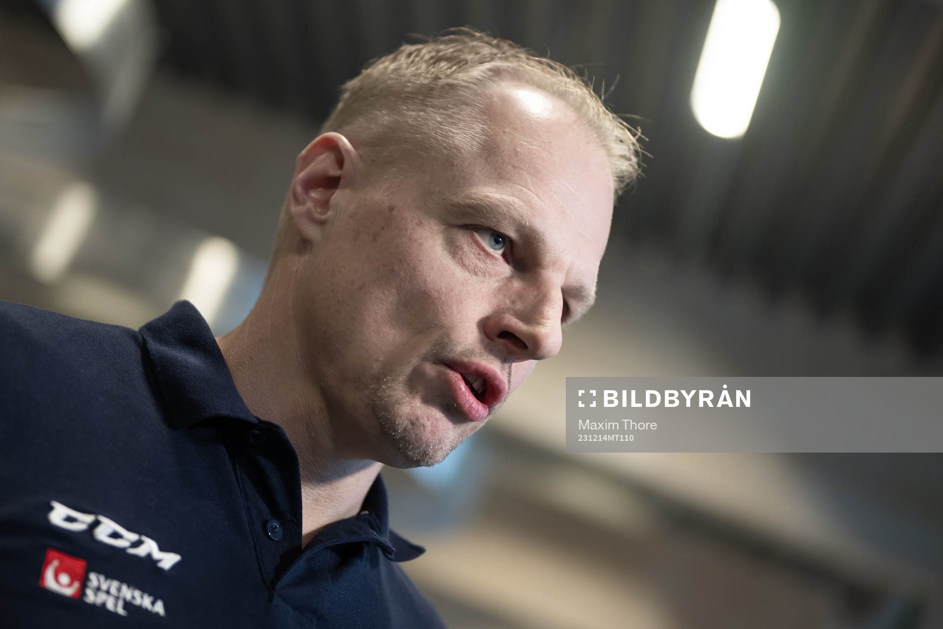 Head coach Magnus Hävelid of the Swedish under-20 national