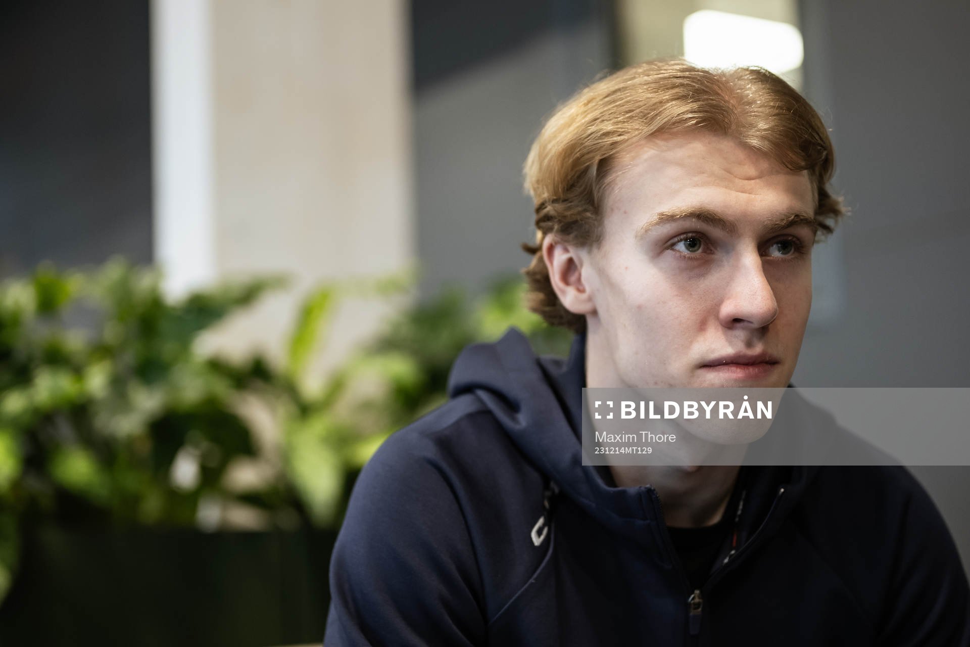 Jonathan Lekkerimäki of the Swedish under-20 national ice