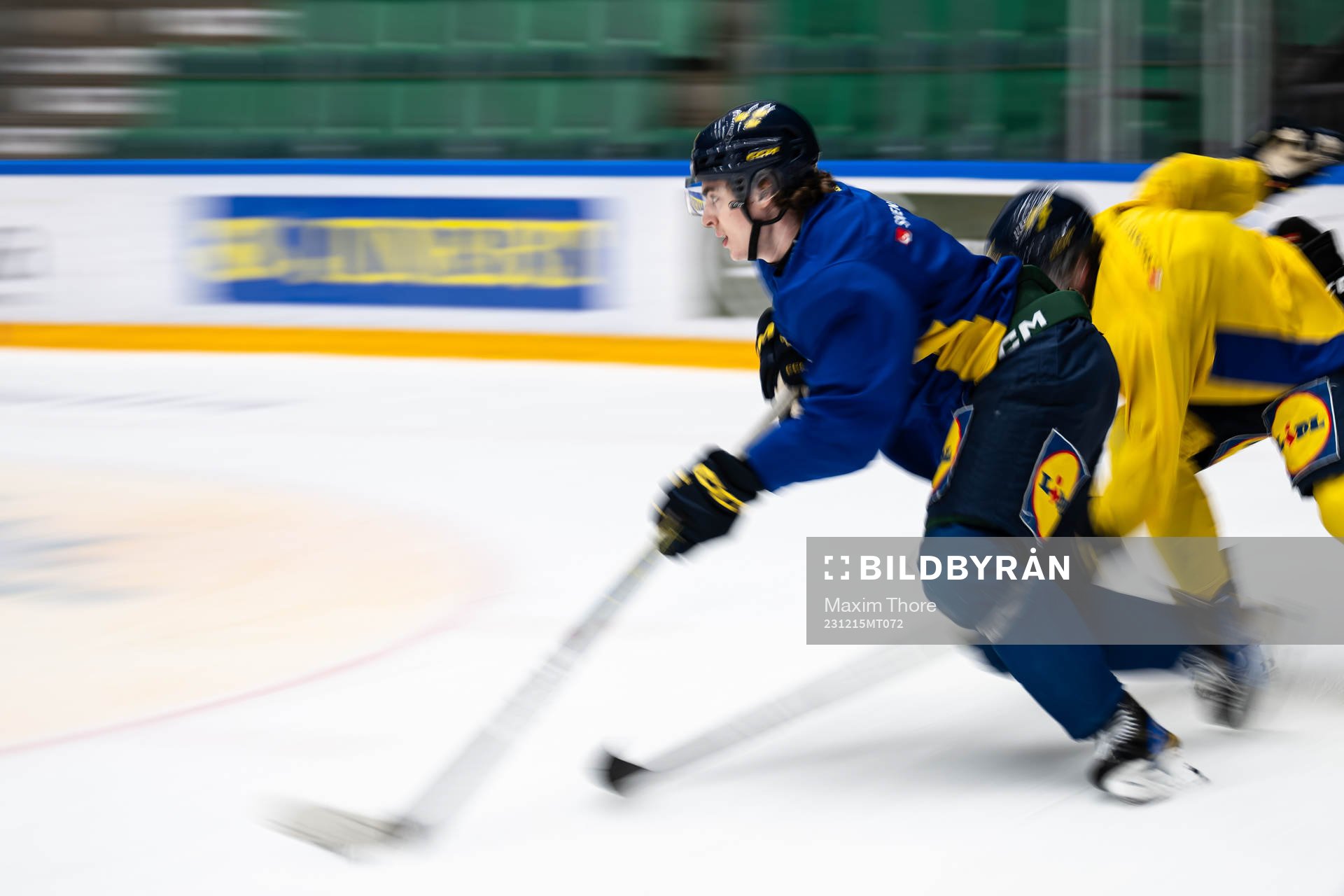 Liam Öhgren of the Swedish under-20 national ice hockey