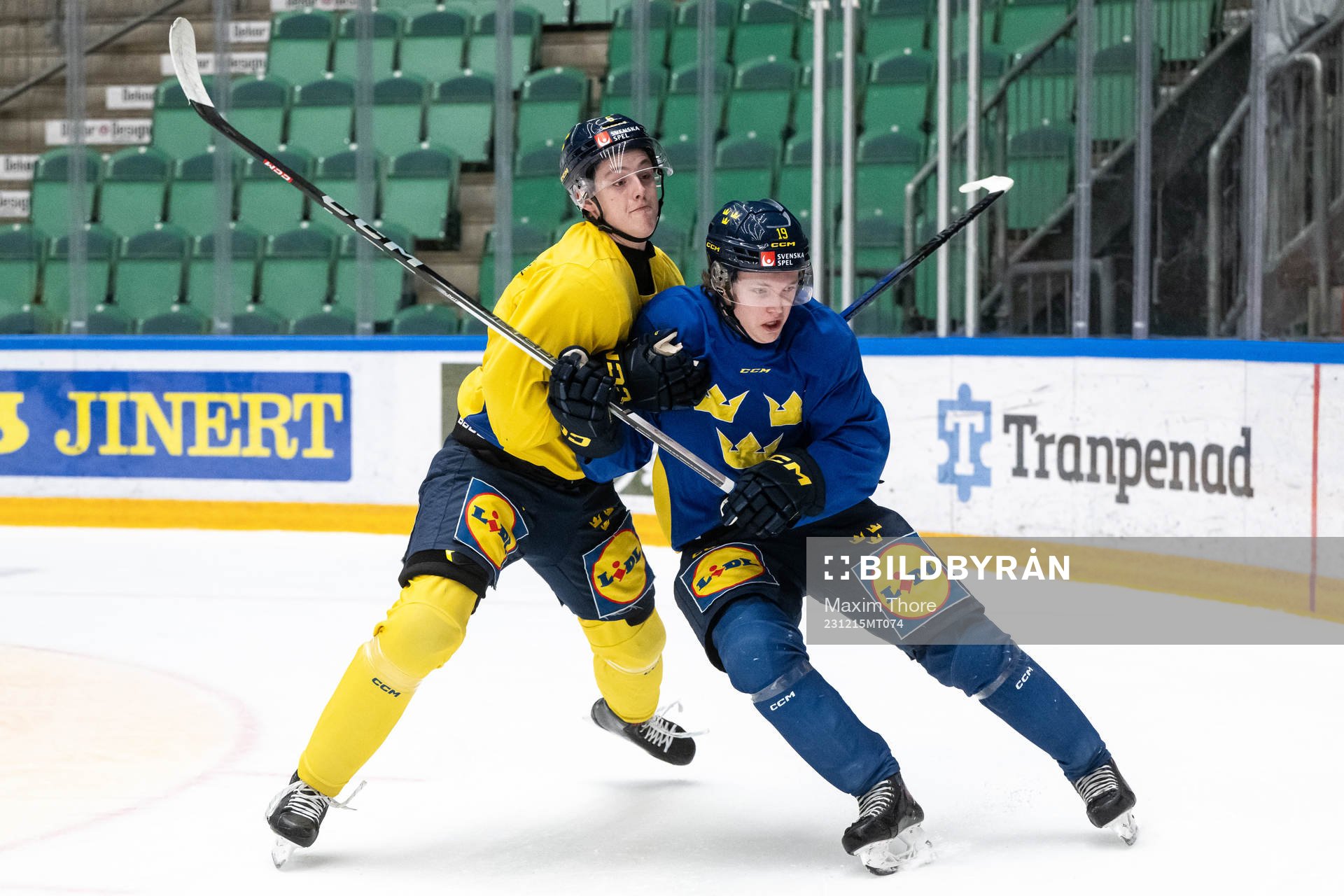 Anton Johansson and Rasmus Rudslätt of the Swedish